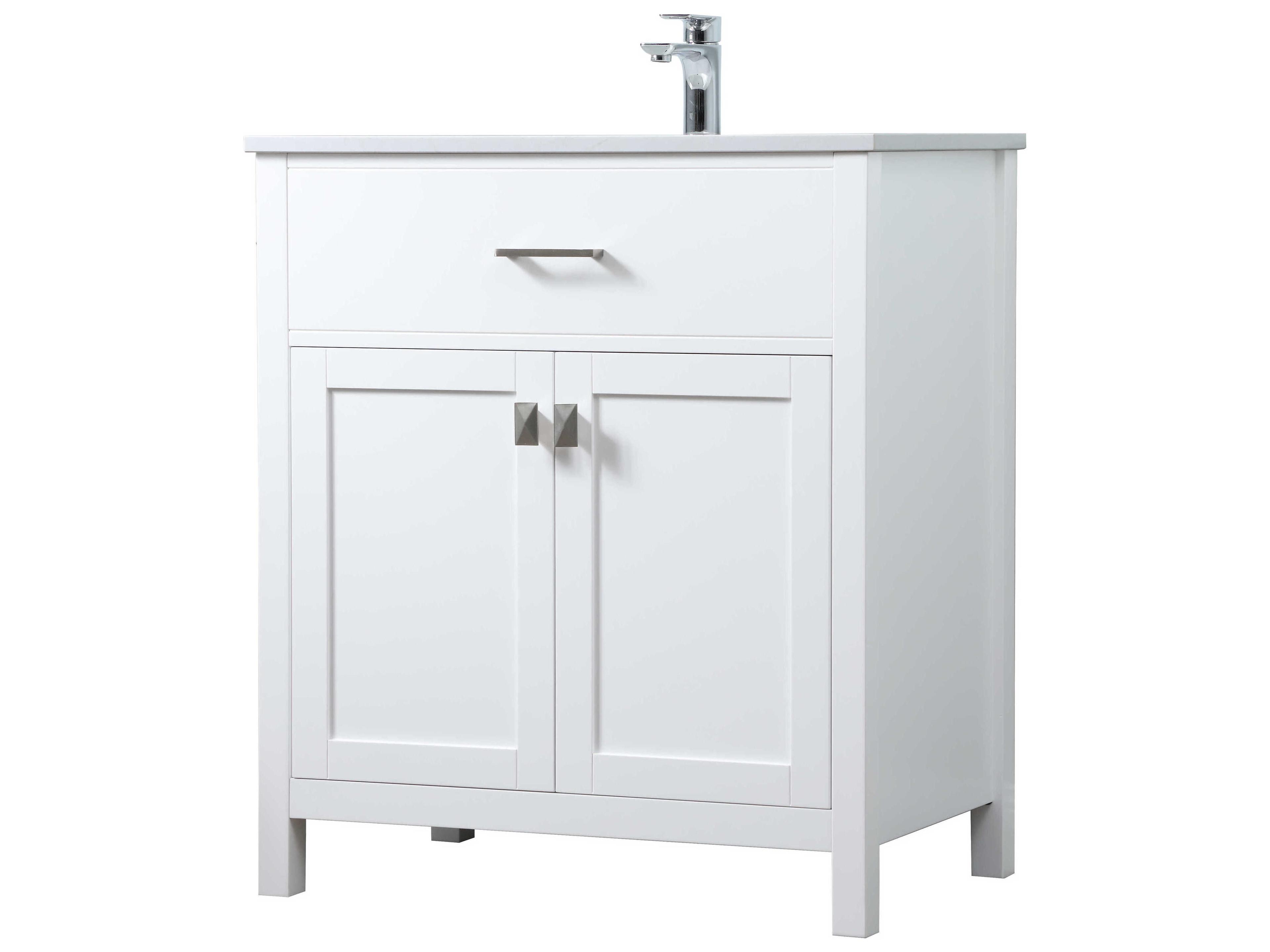 Elegant Lighting Harrison White Vanity