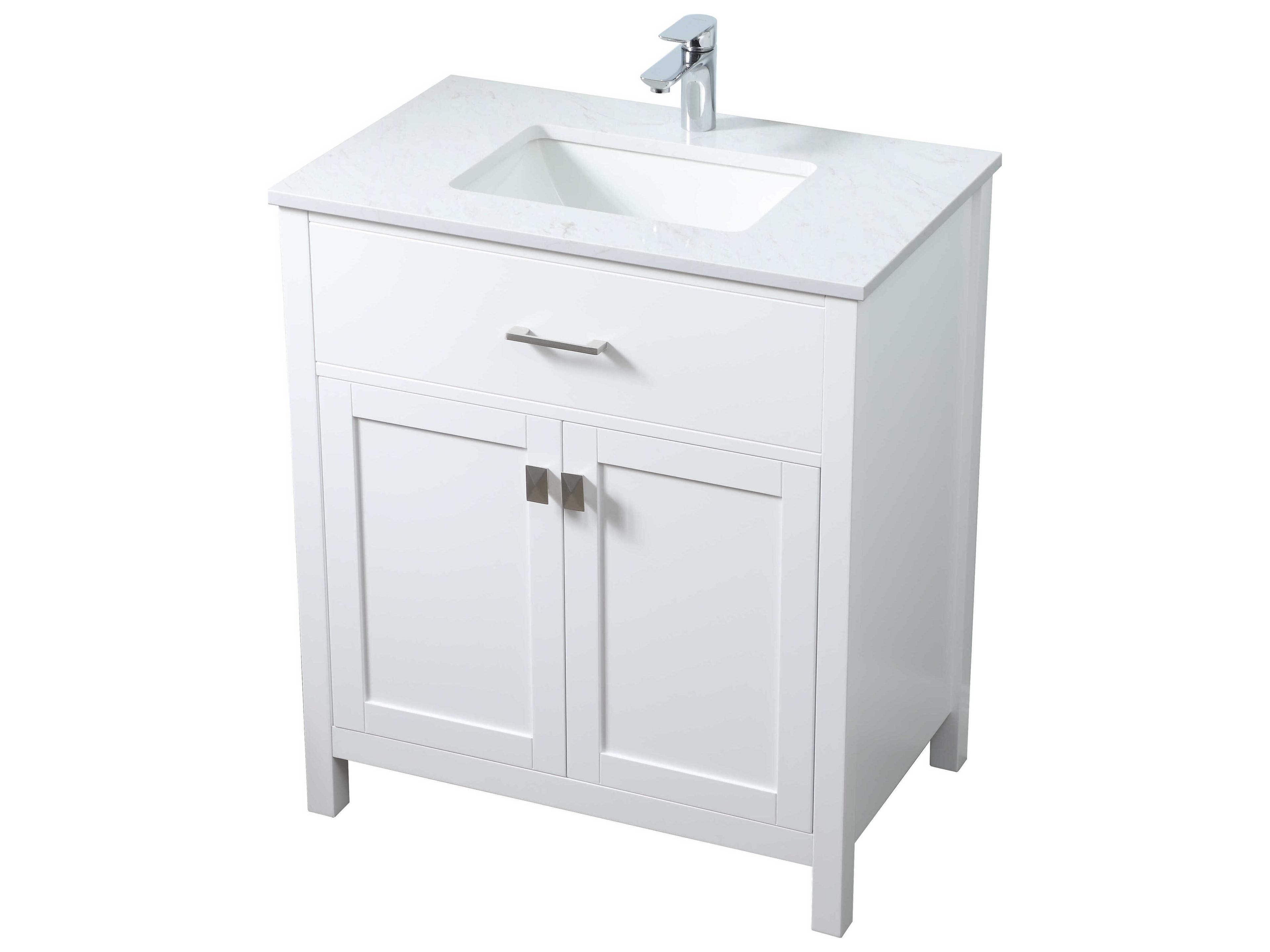 Elegant Lighting Harrison White Vanity