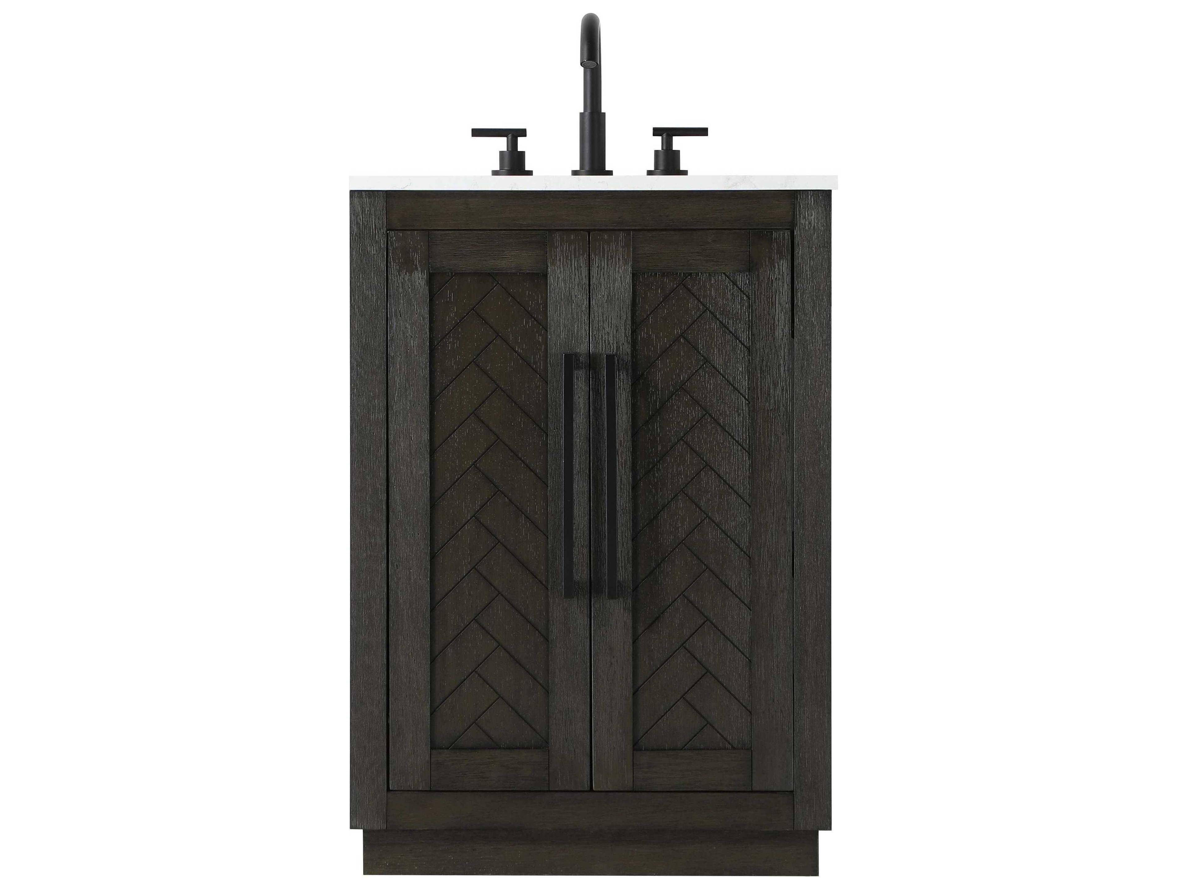 Elegant Lighting Chase Chocolate Oak Vanity