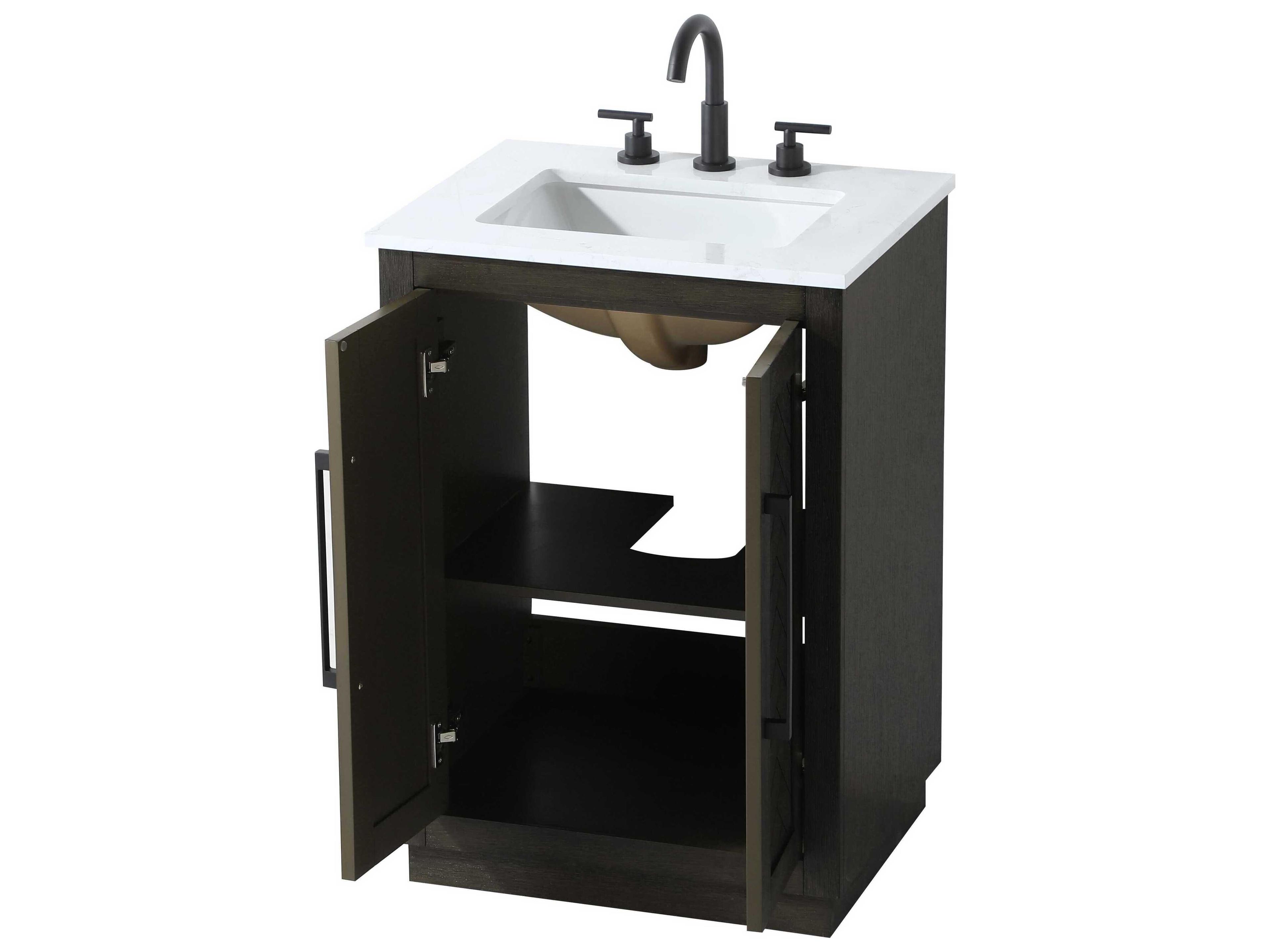 Elegant Lighting Chase Chocolate Oak Vanity