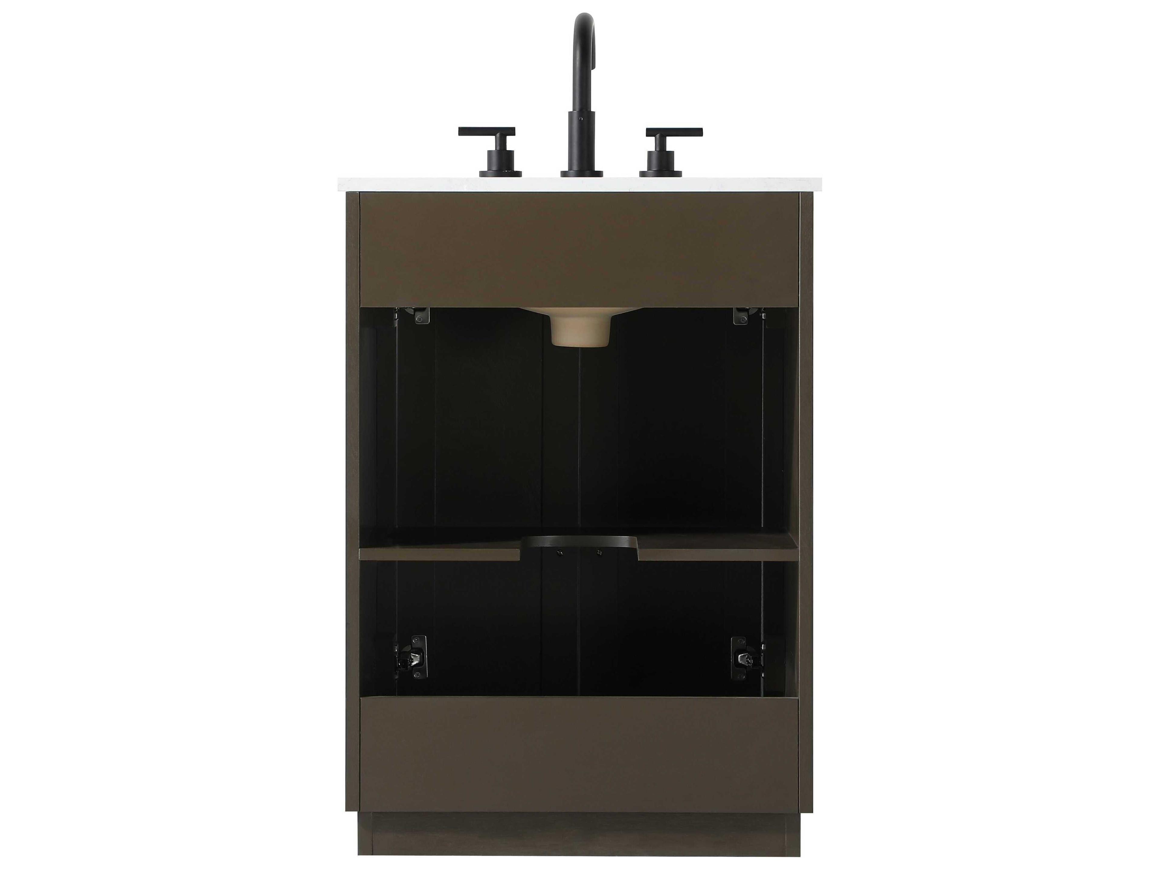Elegant Lighting Chase Chocolate Oak Vanity