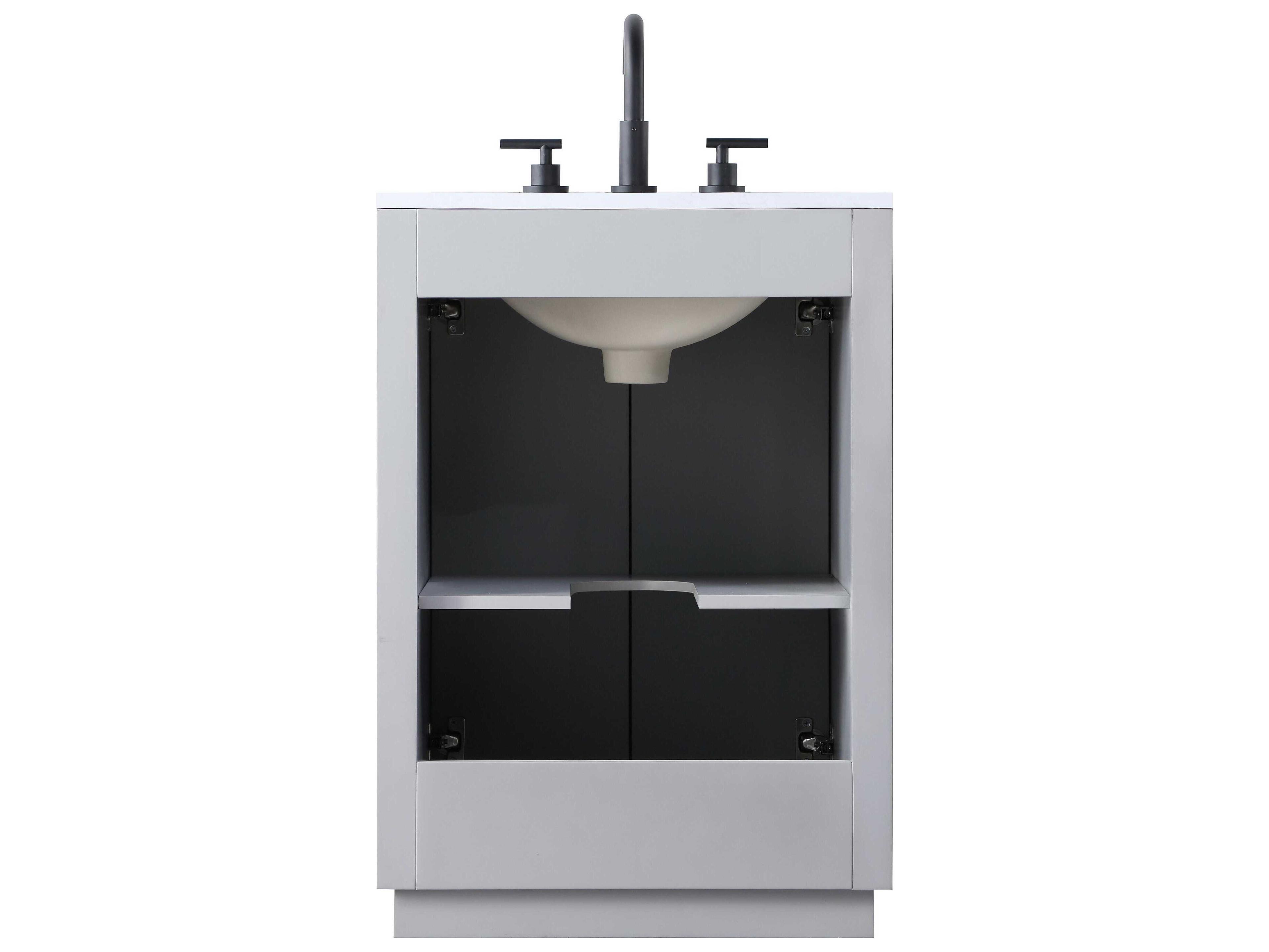 Elegant Lighting Chase Grey Vanity