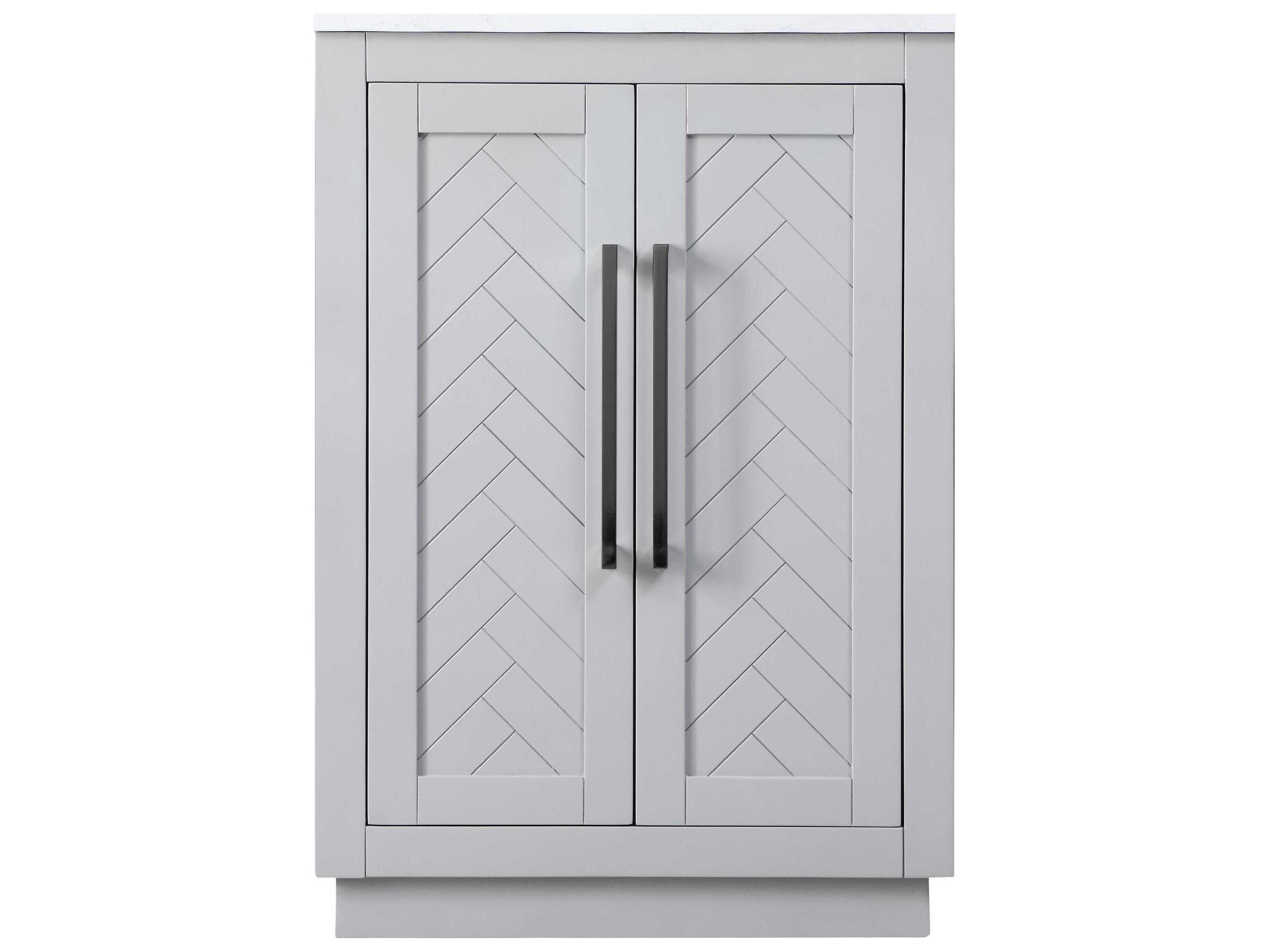 Elegant Lighting Chase Grey Vanity