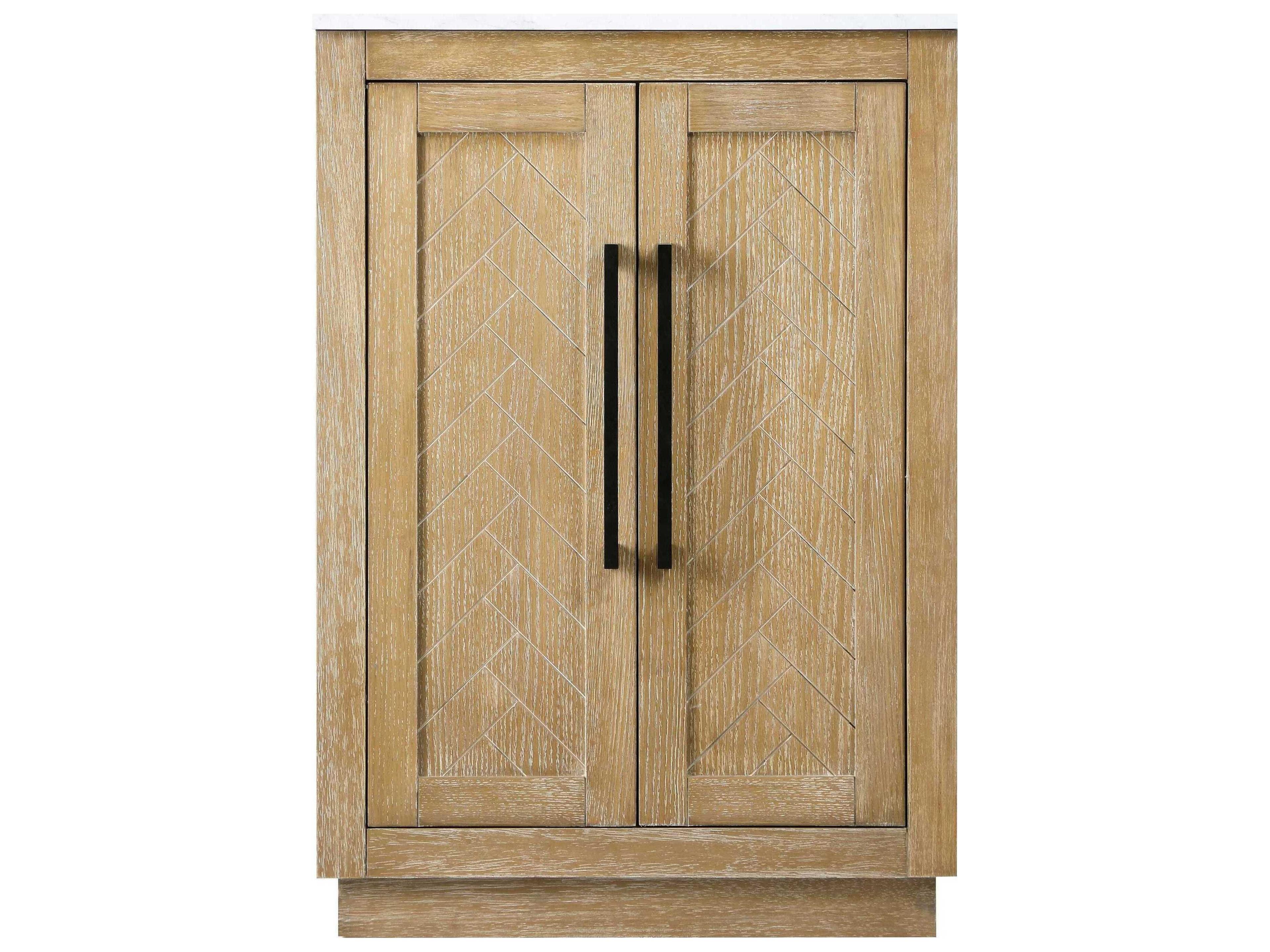 Elegant Lighting Chase Linen Oak Vanity
