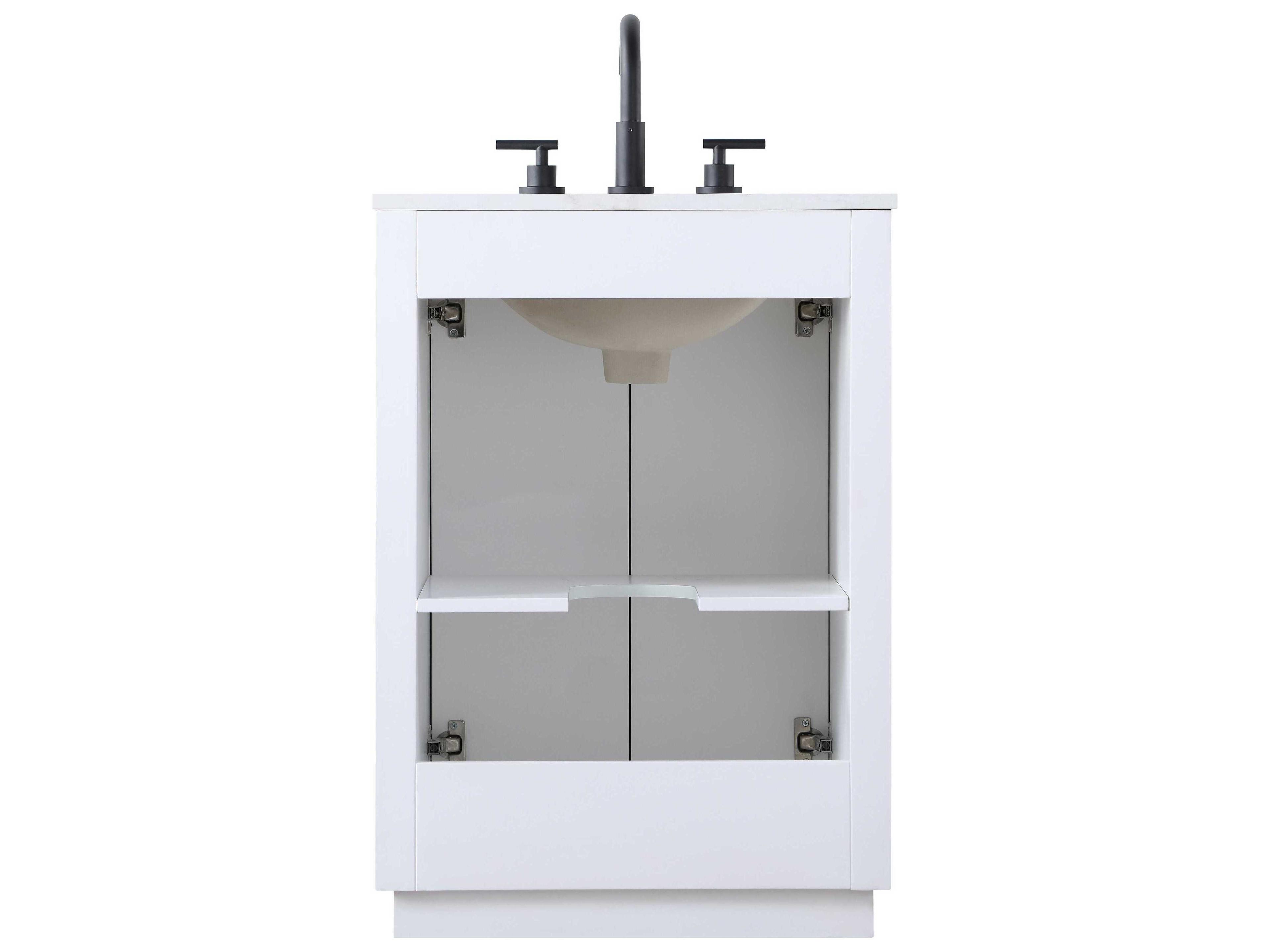 Elegant Lighting Chase White Vanity