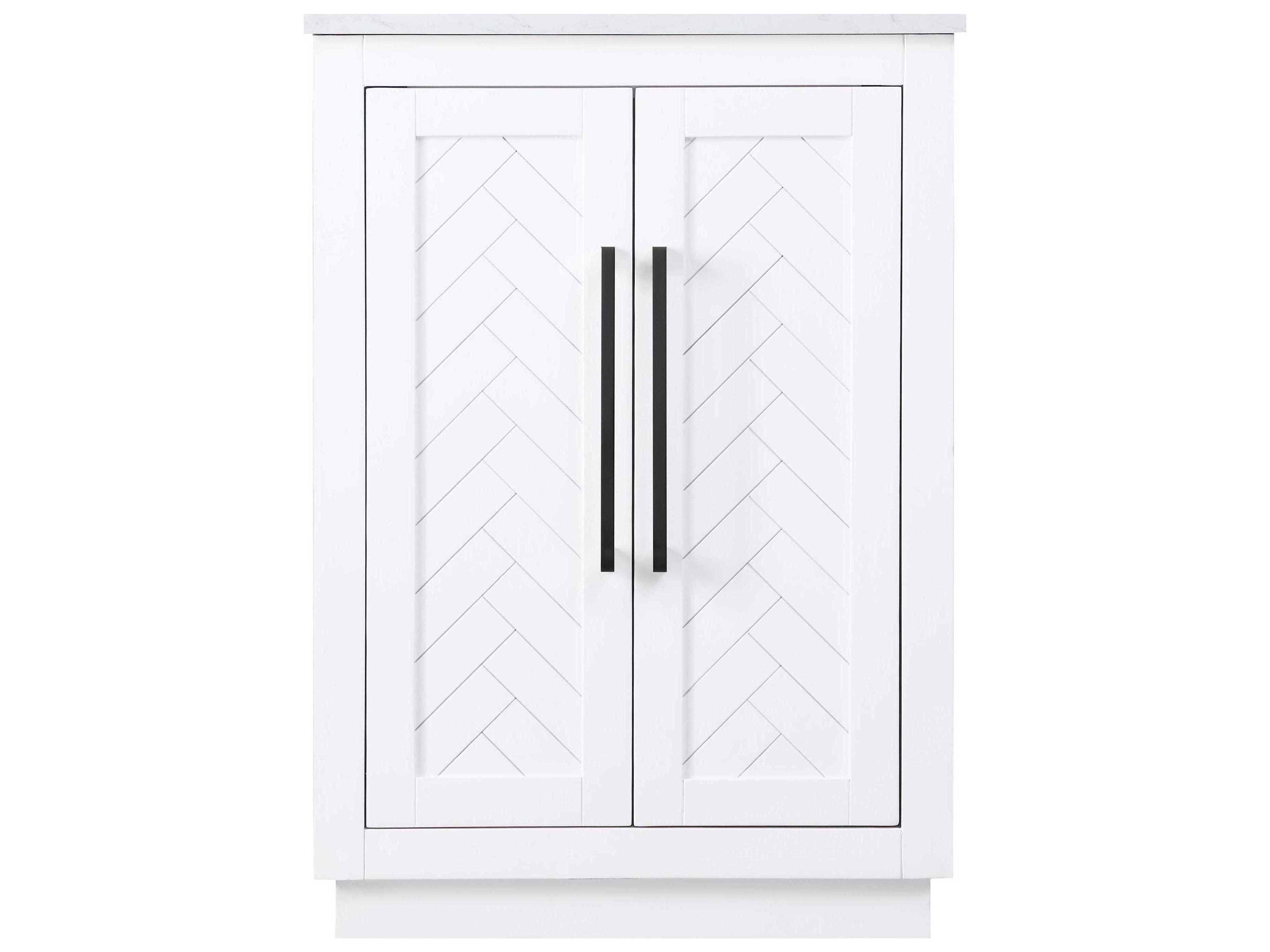 Elegant Lighting Chase White Vanity