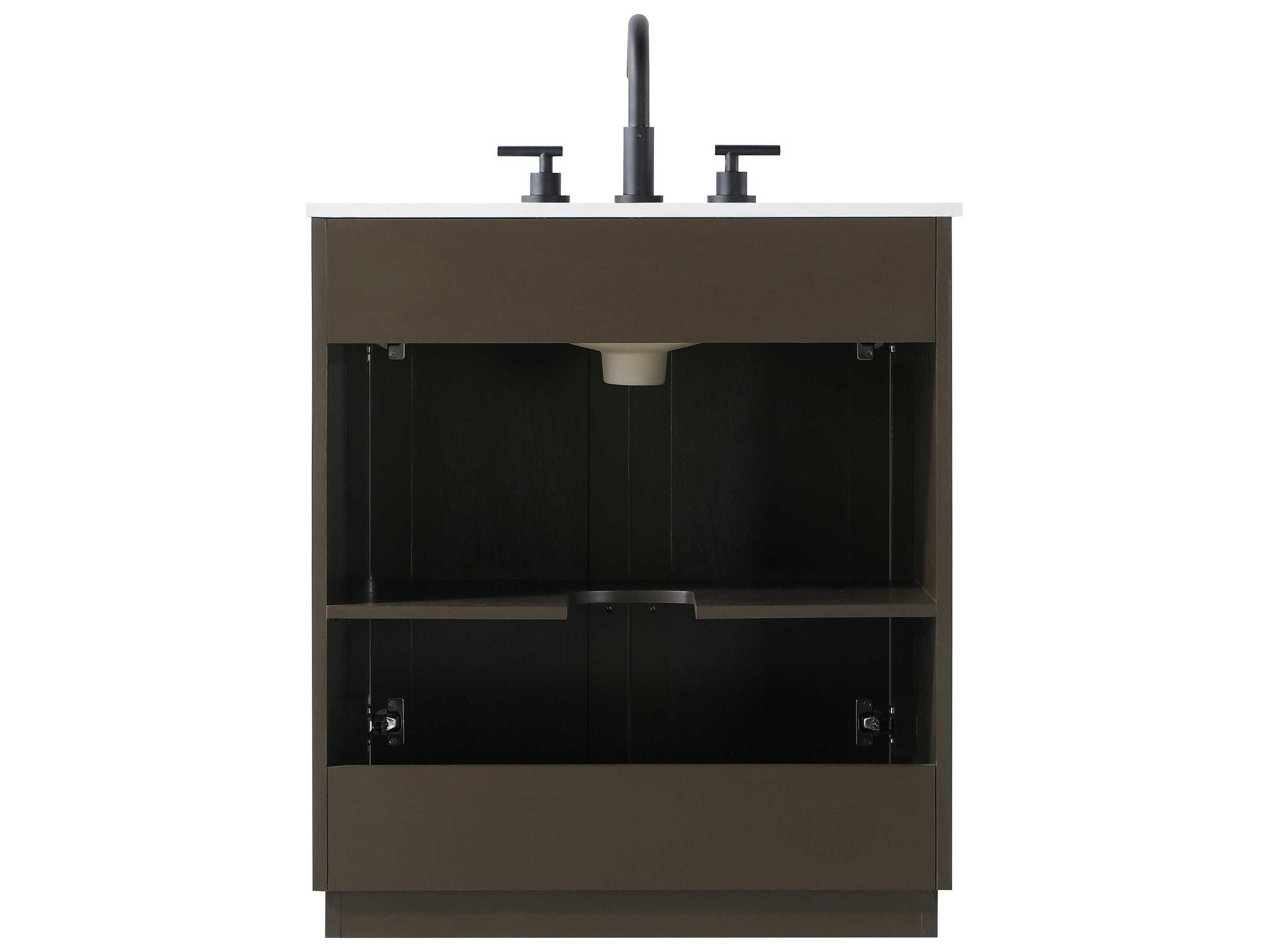 Elegant Lighting Chase Chocolate Oak Vanity