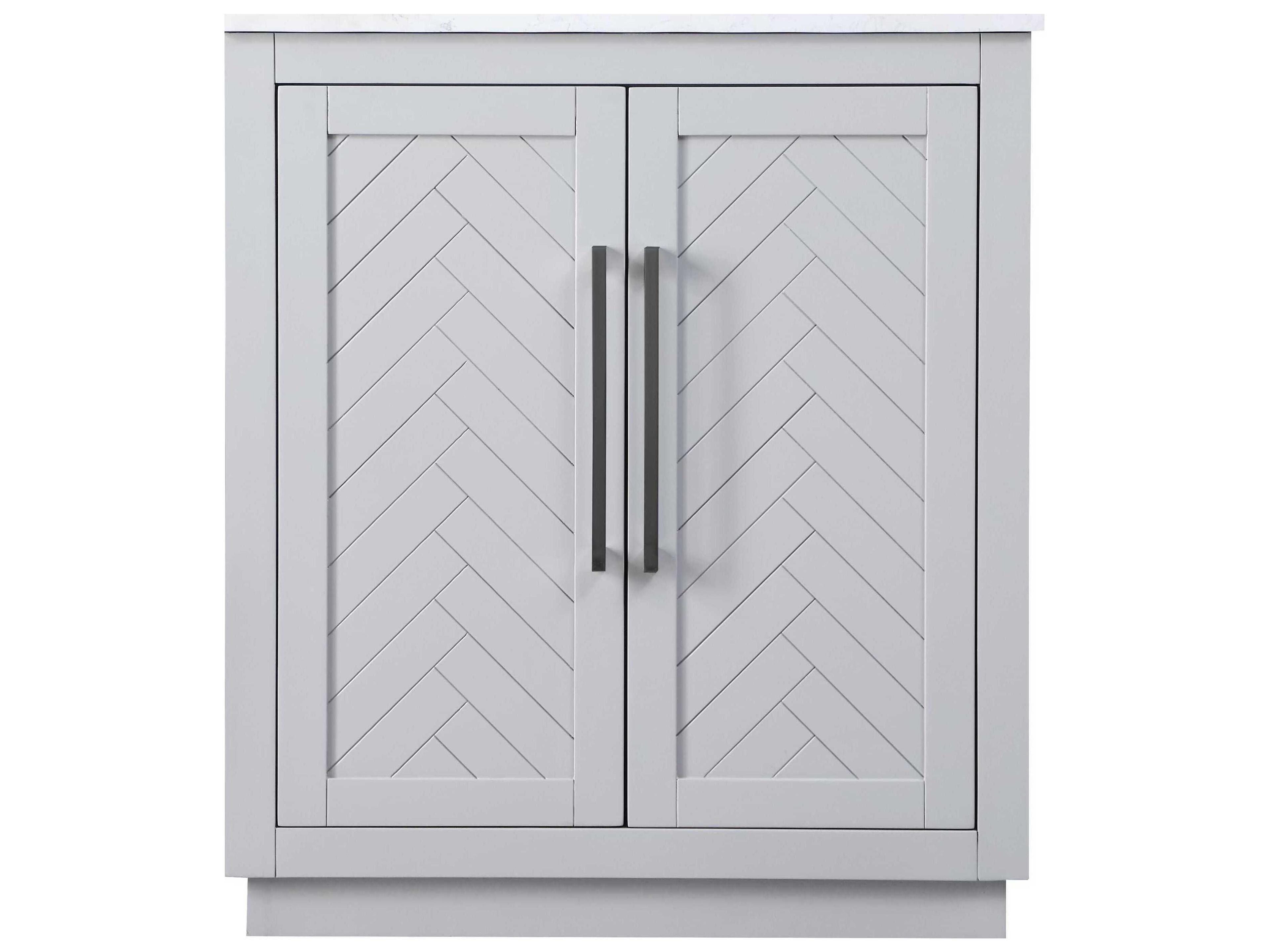 Elegant Lighting Chase Grey Vanity