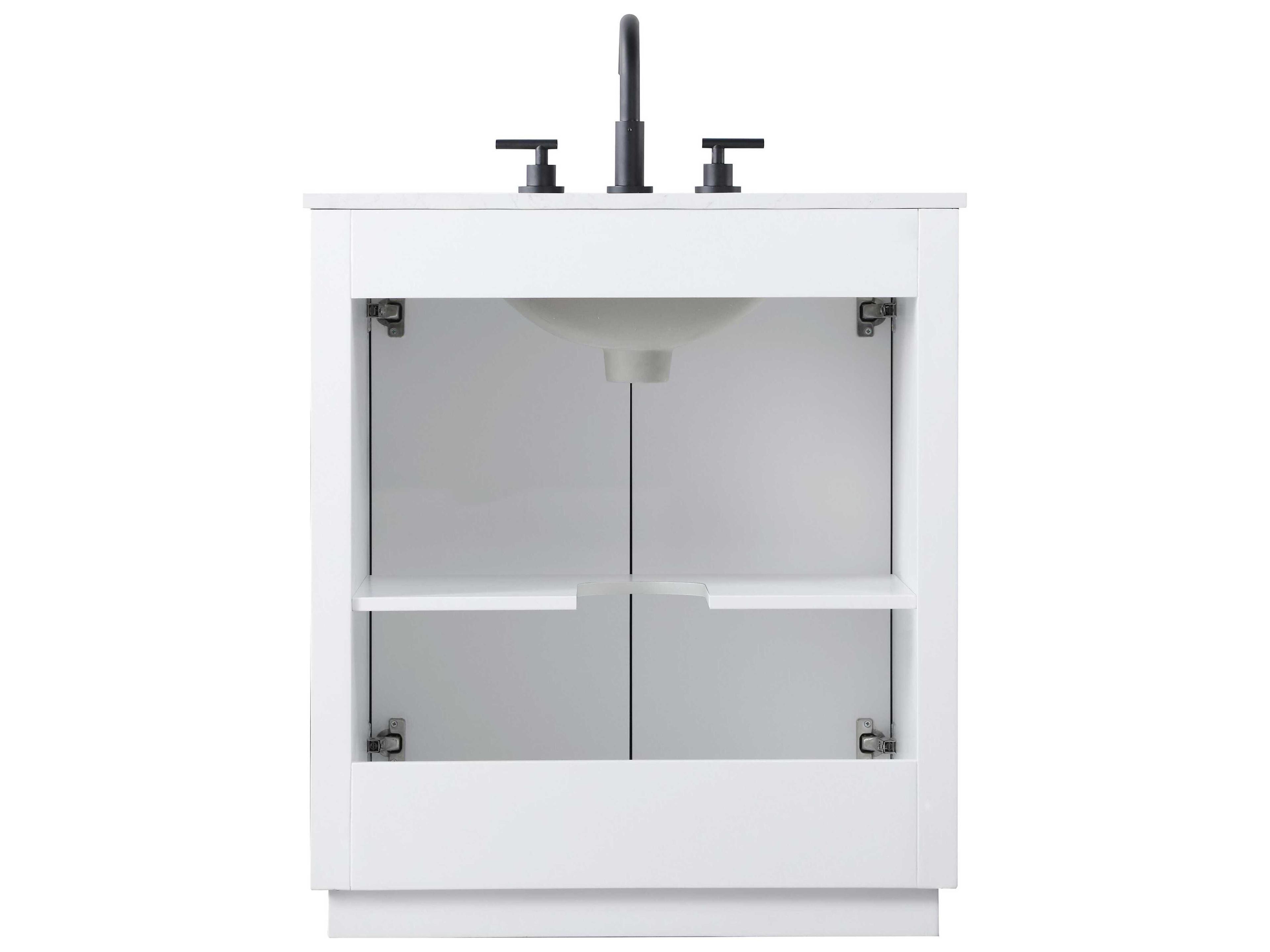 Elegant Lighting Chase White Vanity
