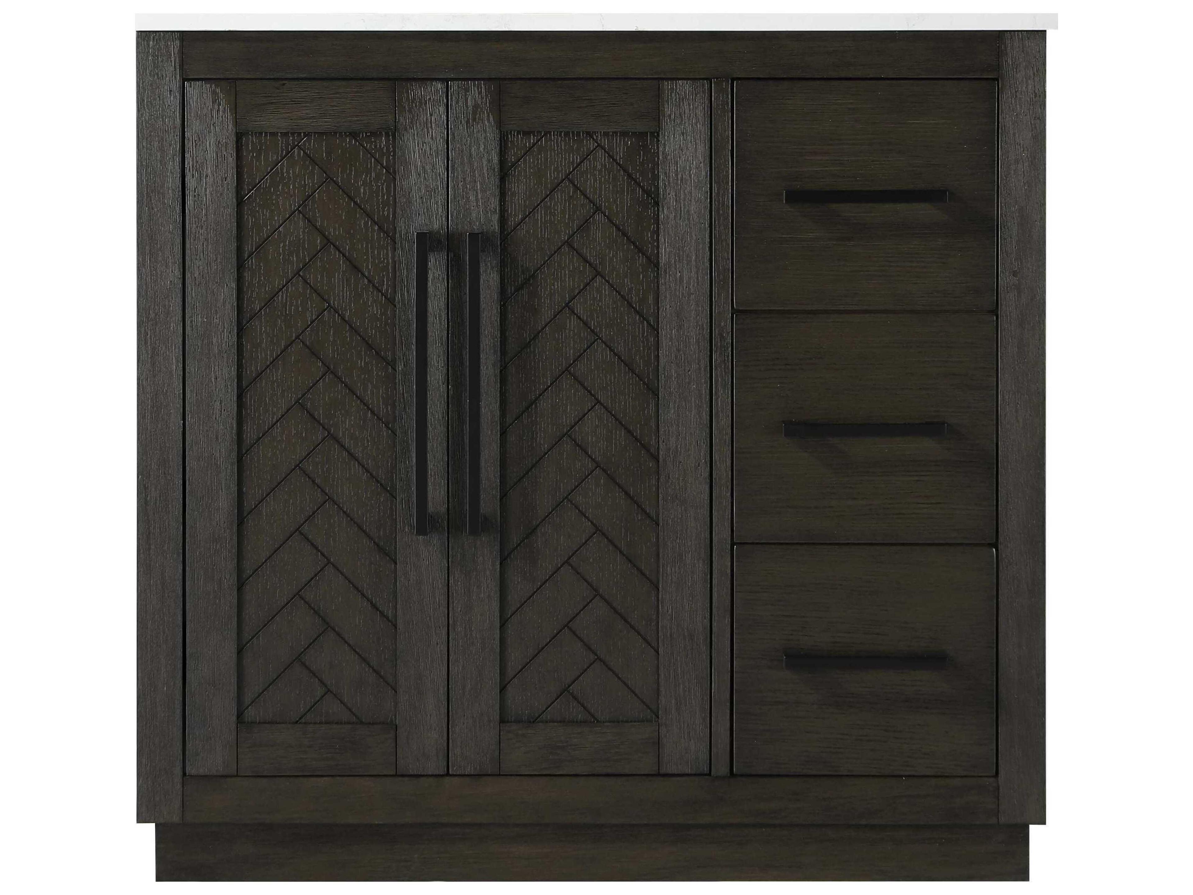 Elegant Lighting Chase Chocolate Oak Vanity