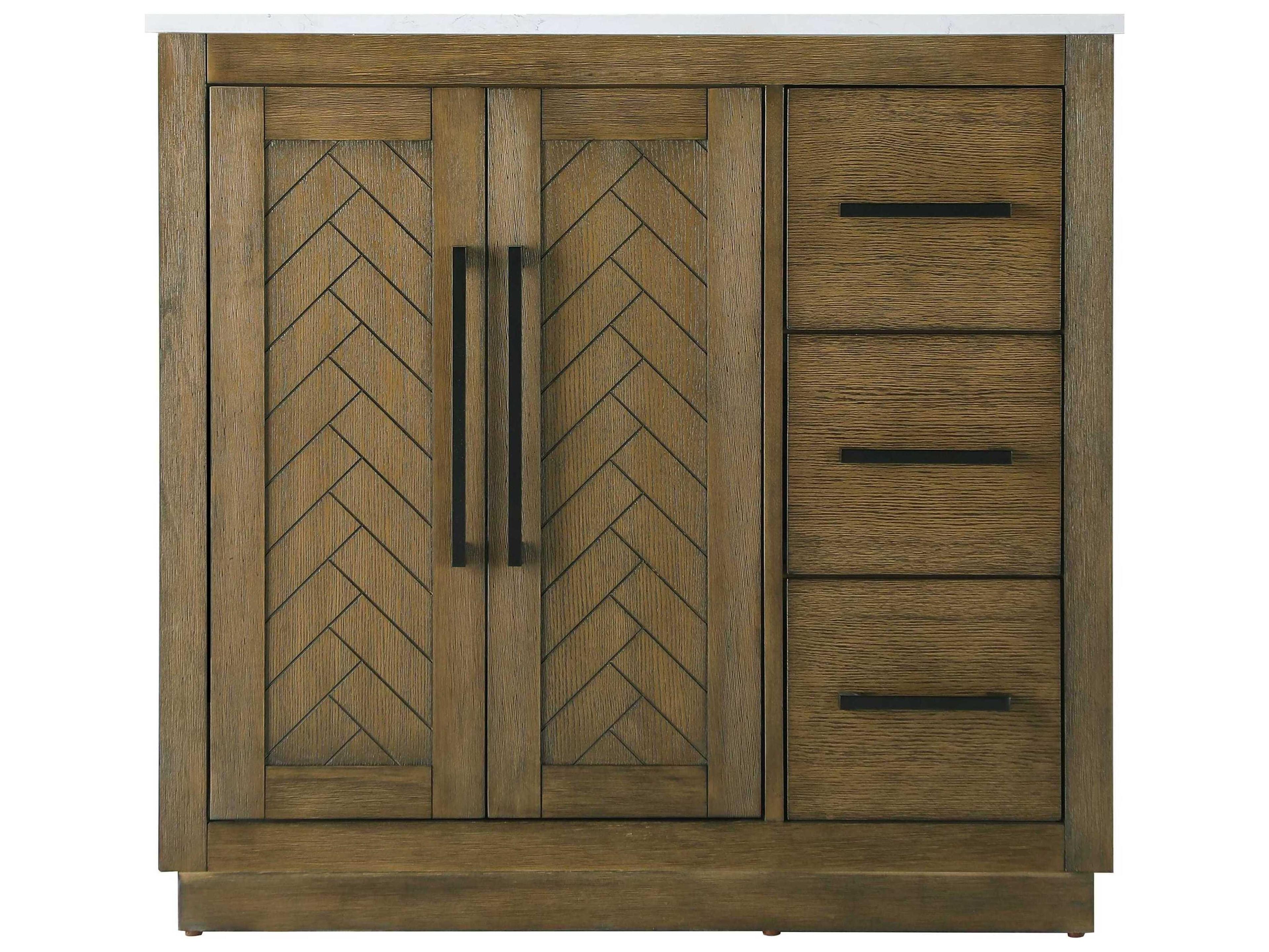 Elegant Lighting Chase Hazel Oak Vanity