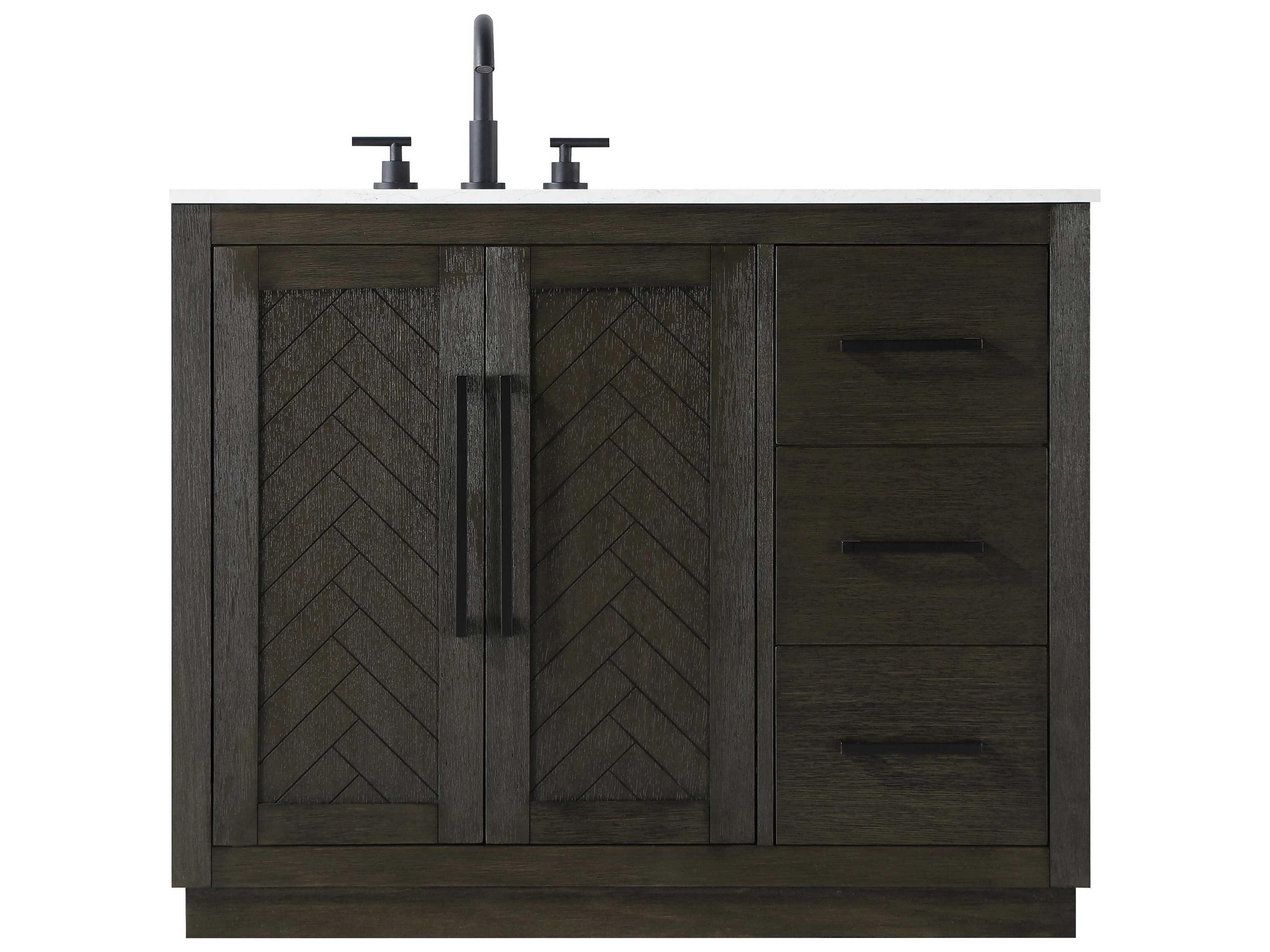 Chase Chocolate Oak Vanity