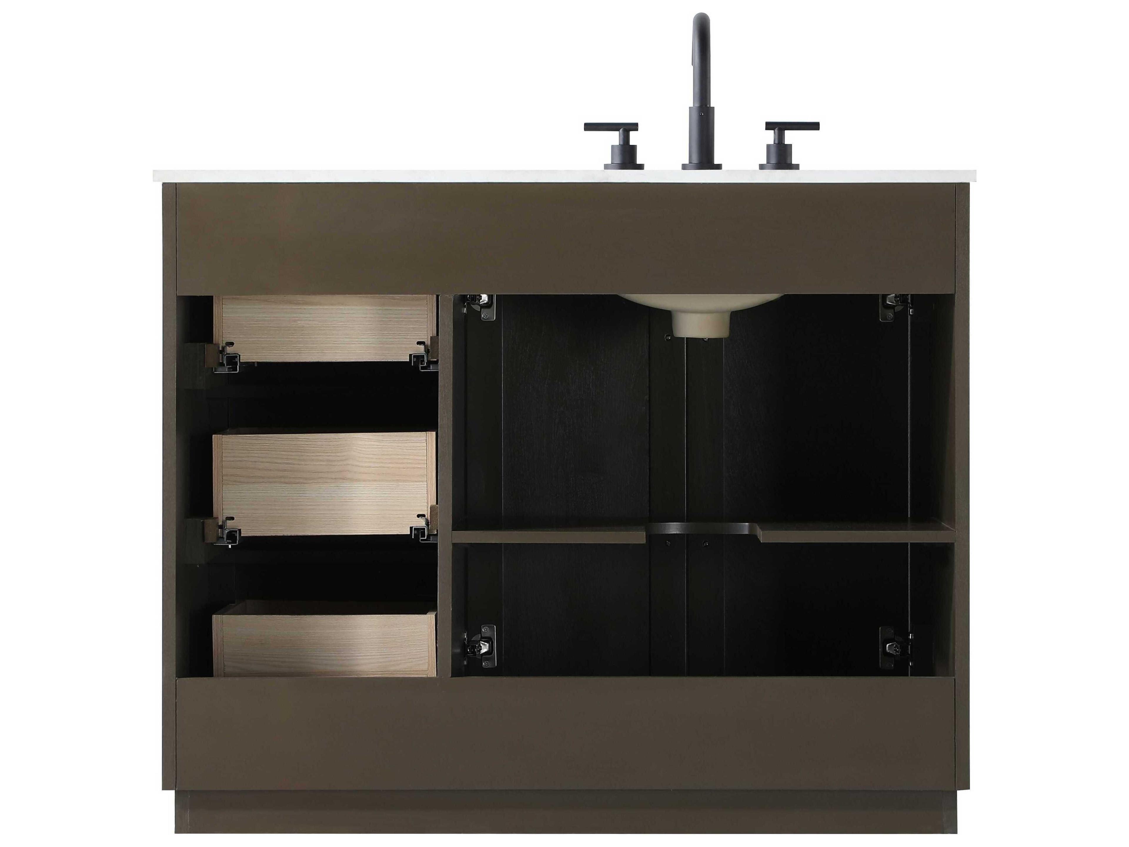 Elegant Lighting Chase Chocolate Oak Vanity