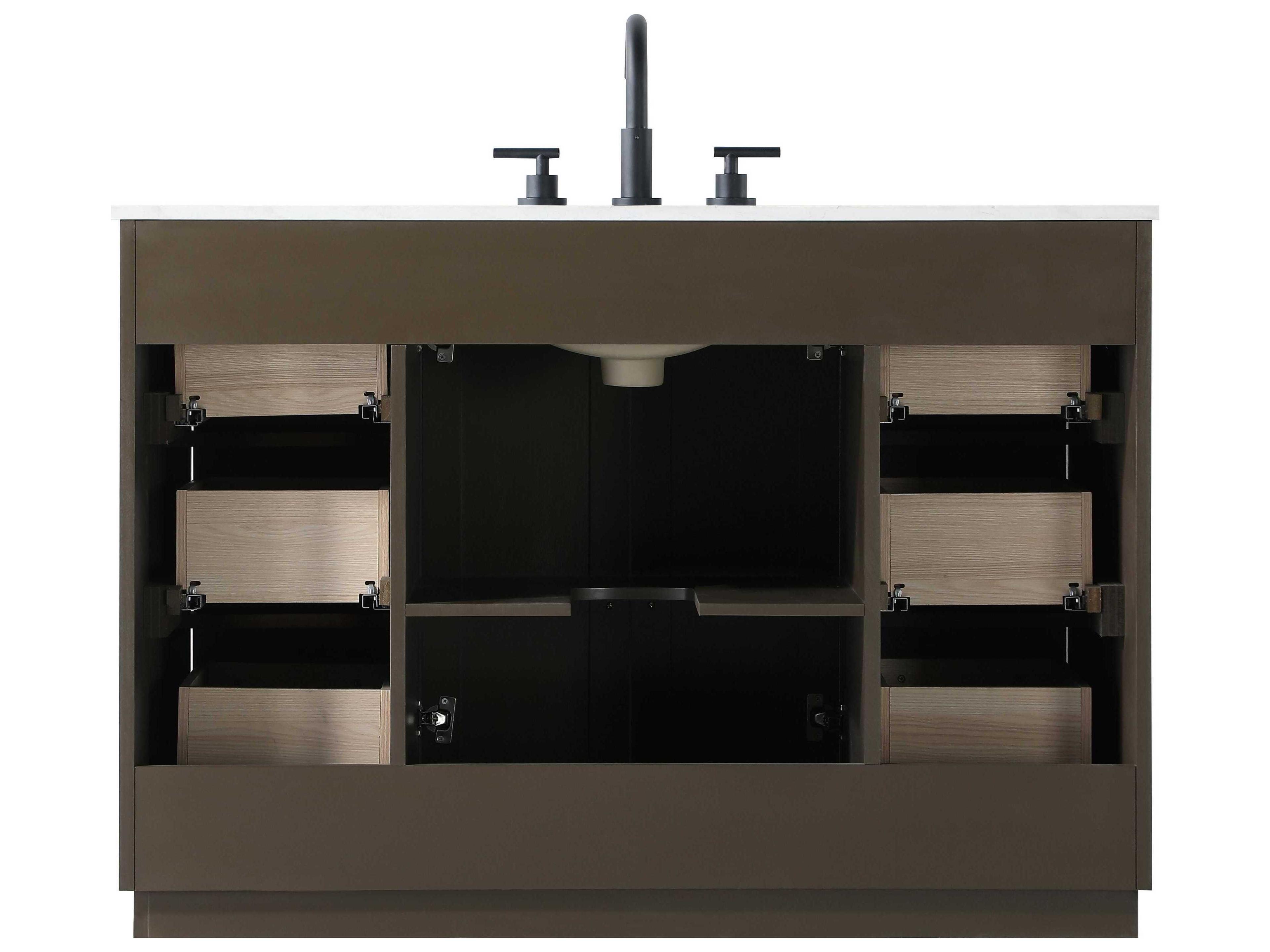 Elegant Lighting Chase Chocolate Oak Vanity
