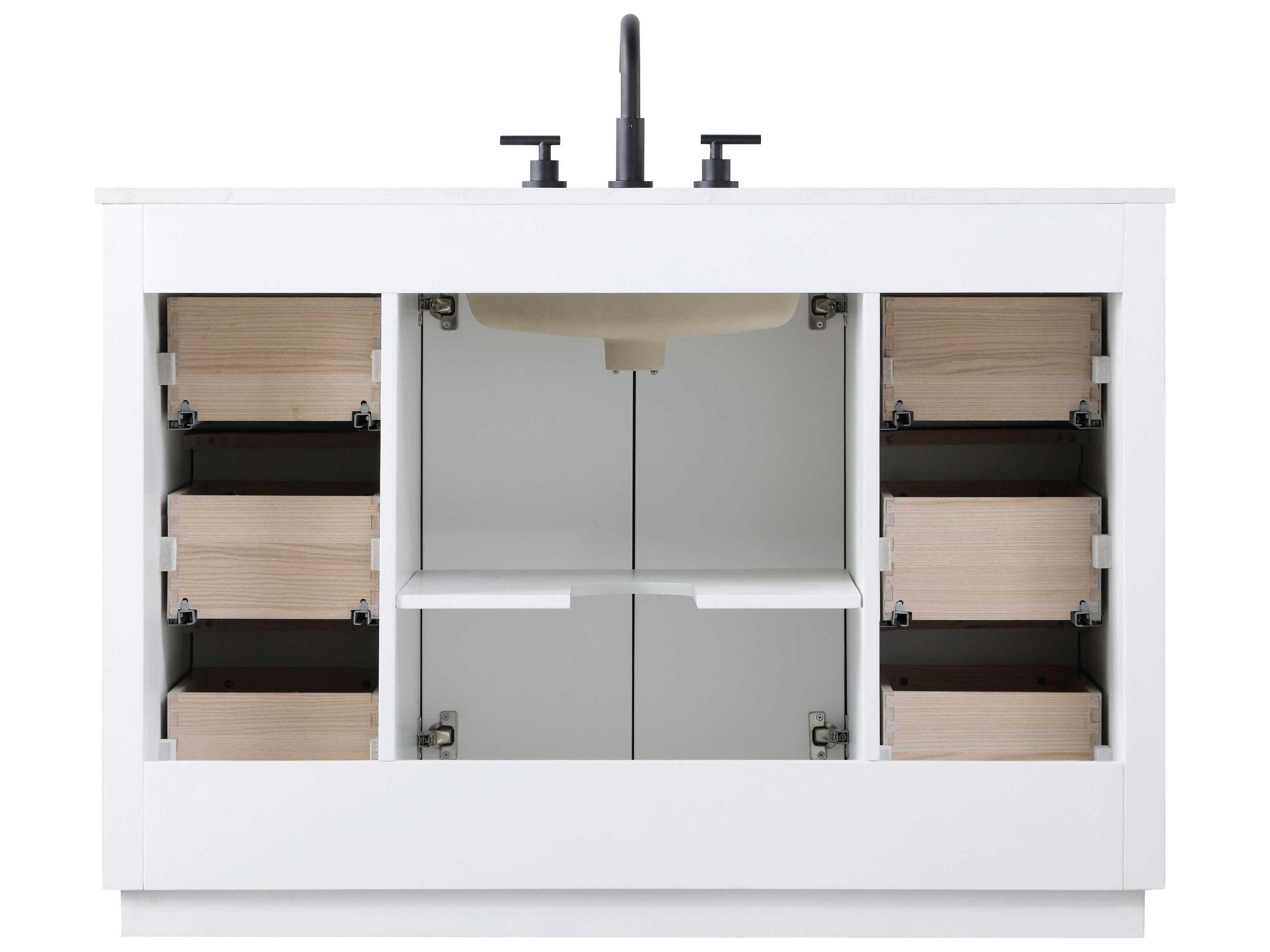 Elegant Lighting Chase White Vanity