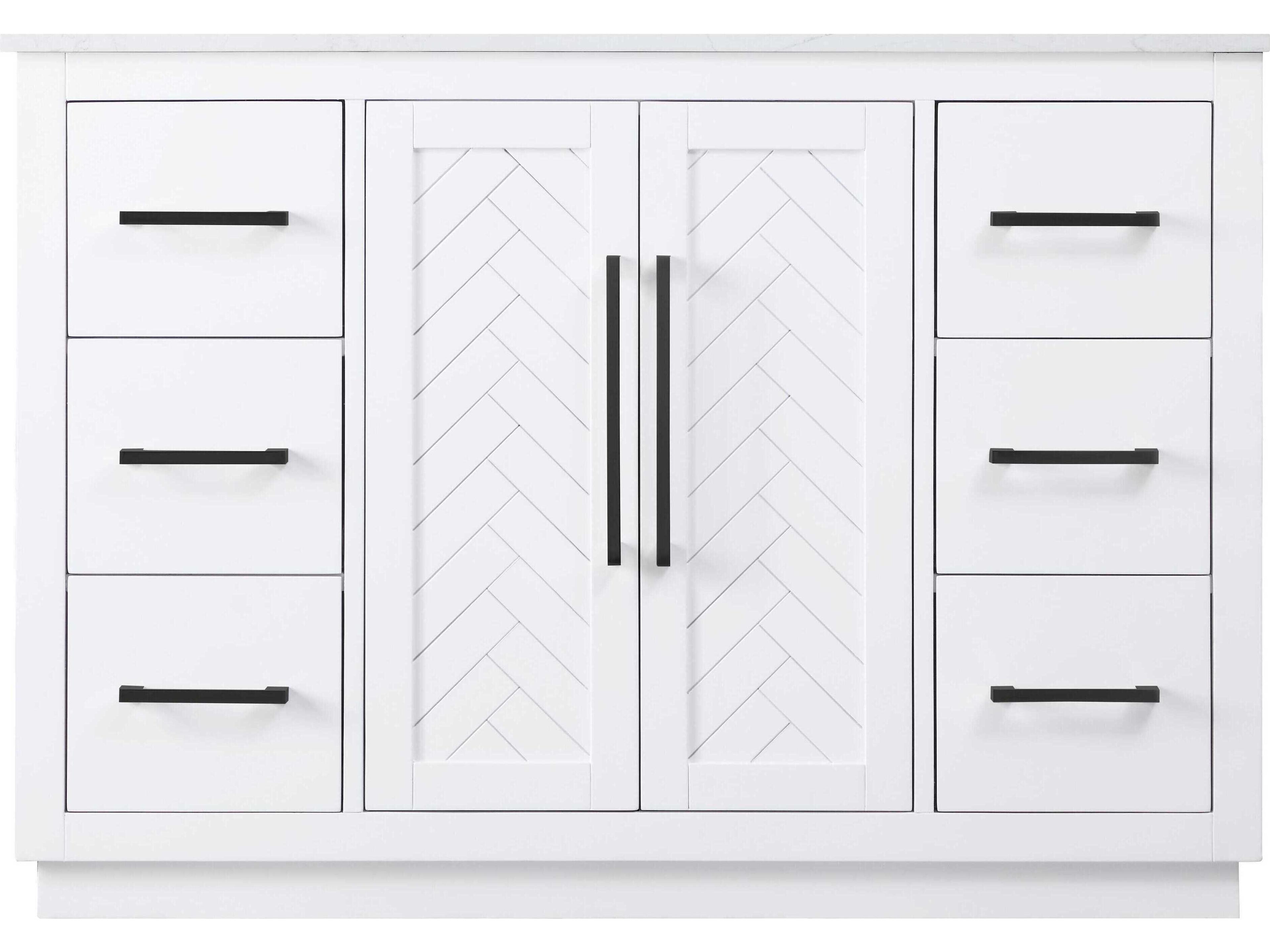 Elegant Lighting Chase White Vanity