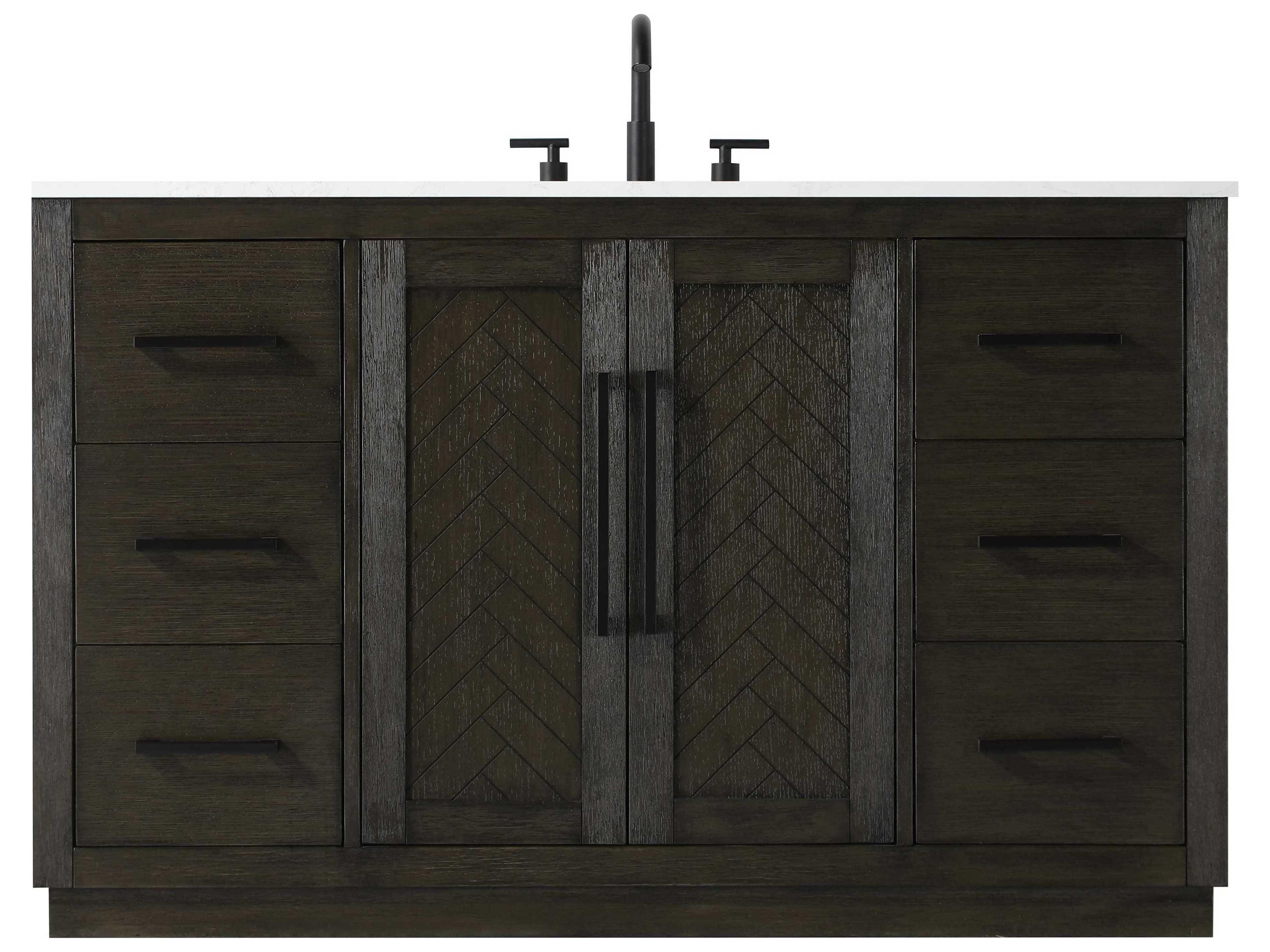 Chase Chocolate Oak Vanity