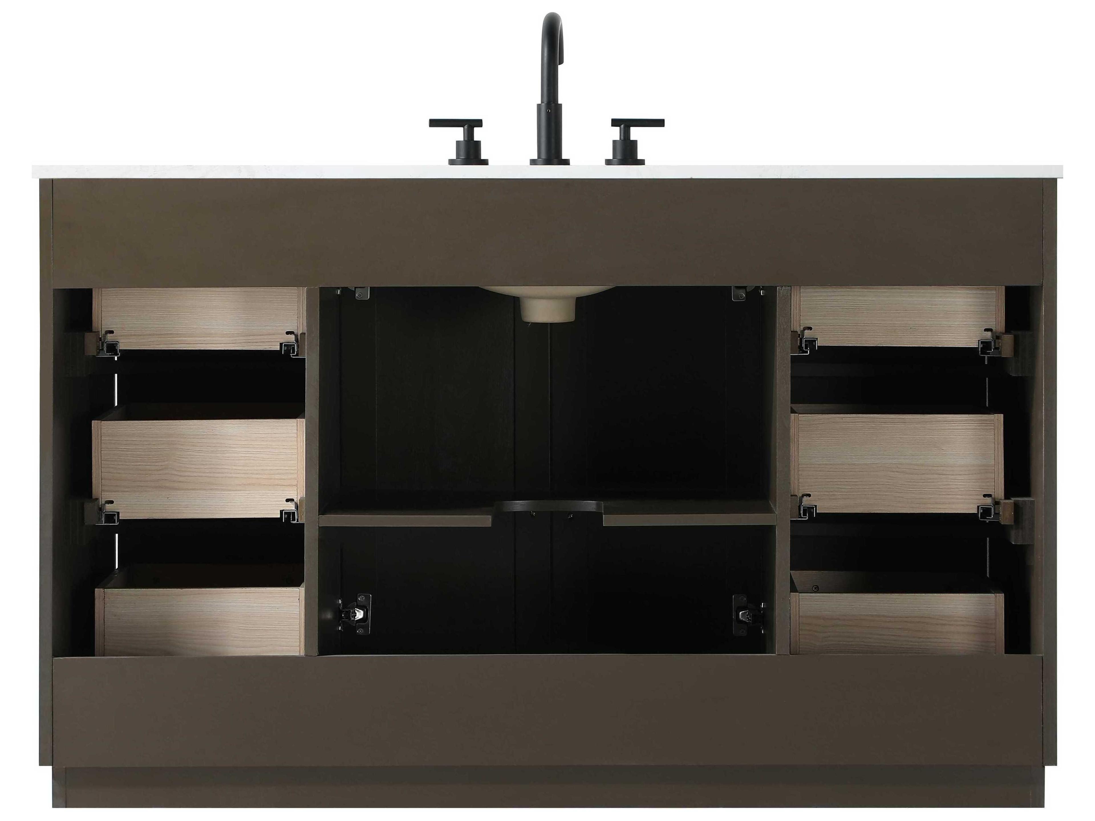 Elegant Lighting Chase Chocolate Oak Vanity