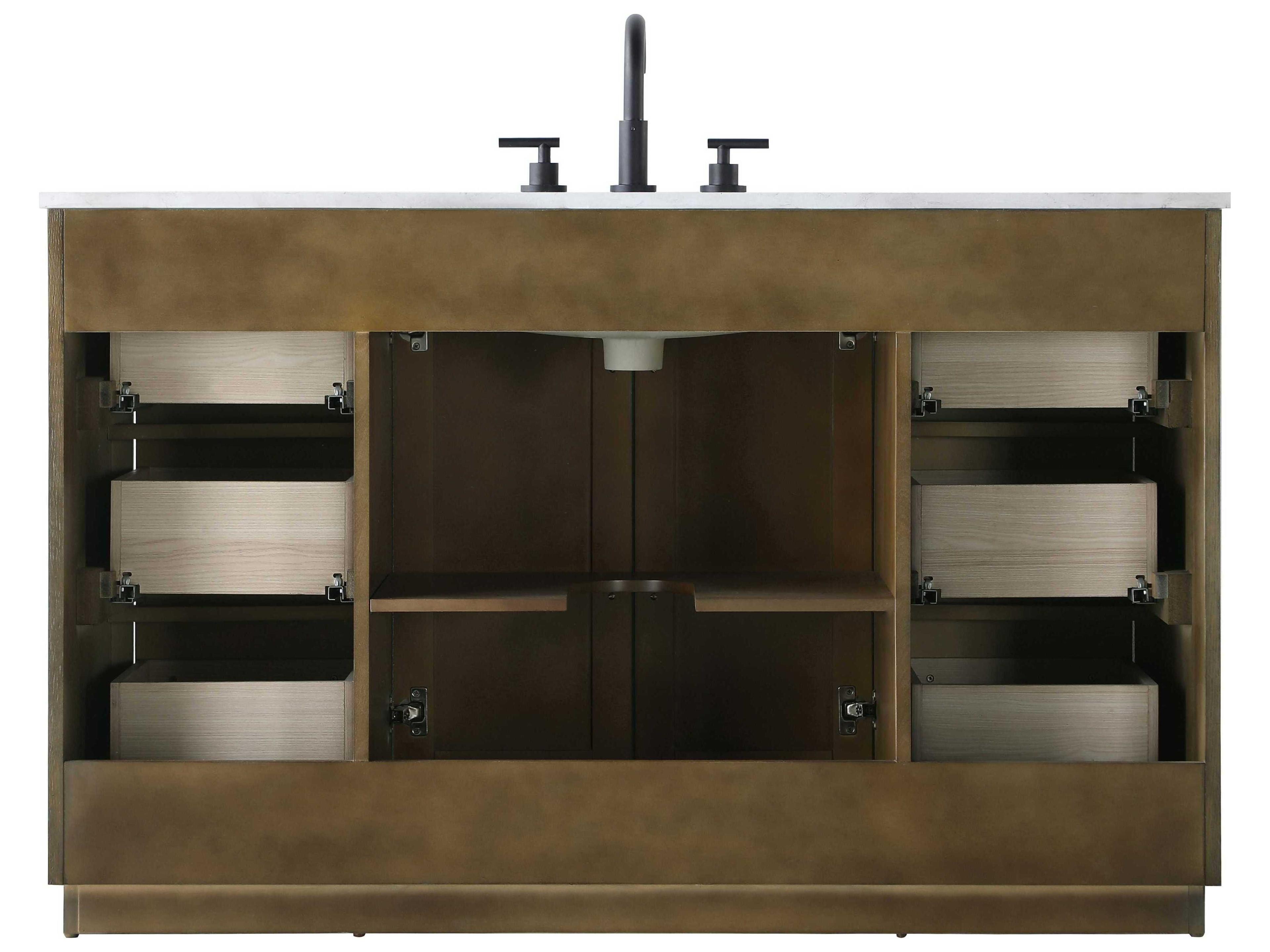 Elegant Lighting Chase Hazel Oak Vanity