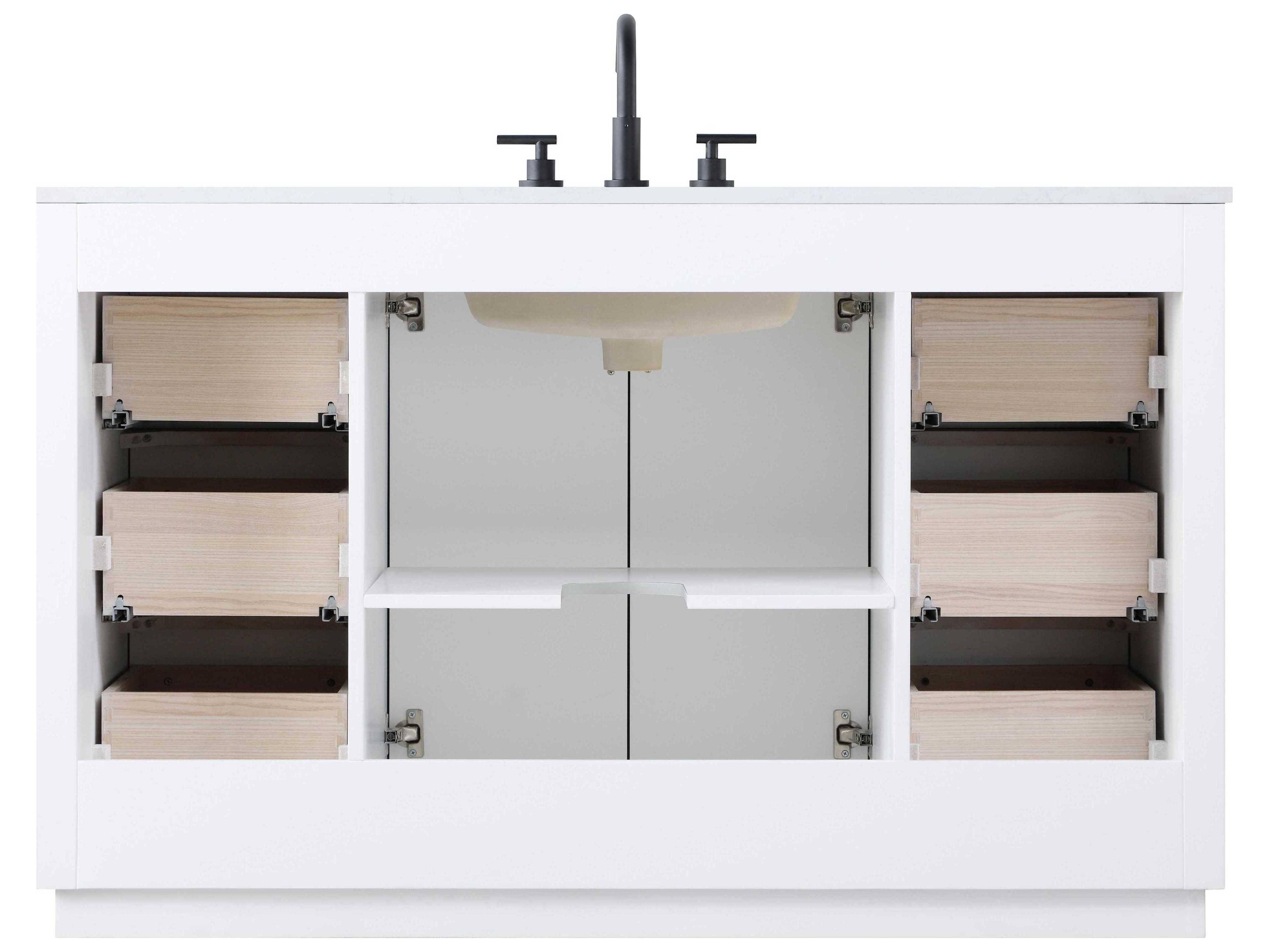 Elegant Lighting Chase White Vanity