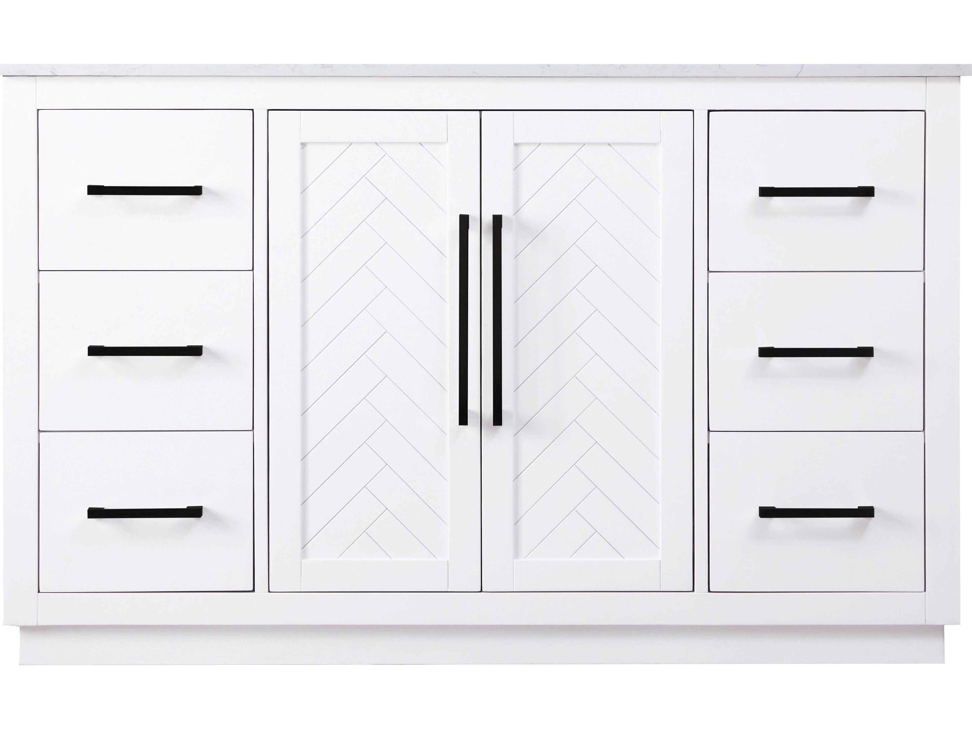 Elegant Lighting Chase White Vanity