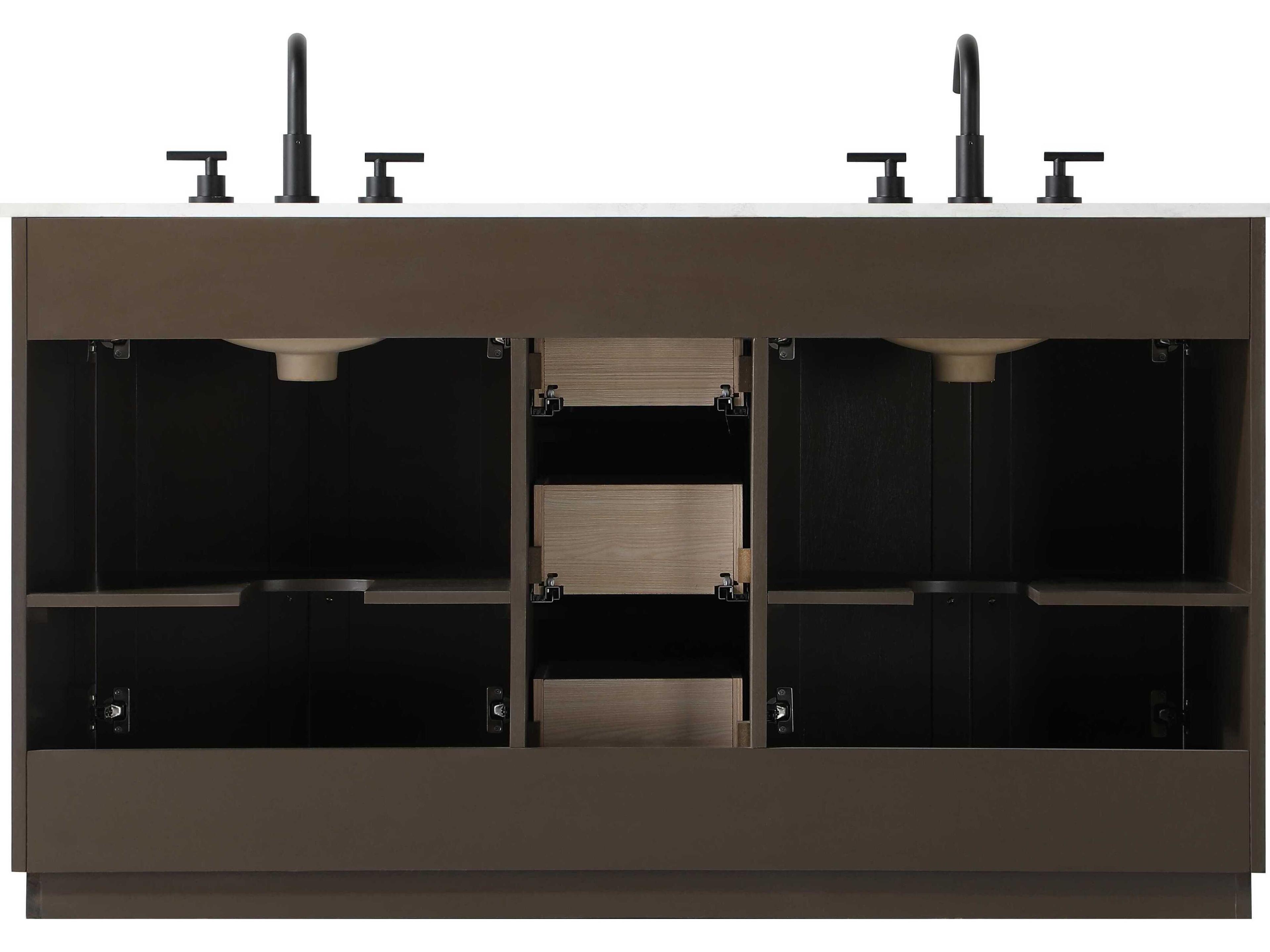 Elegant Lighting Chase Chocolate Oak Vanity