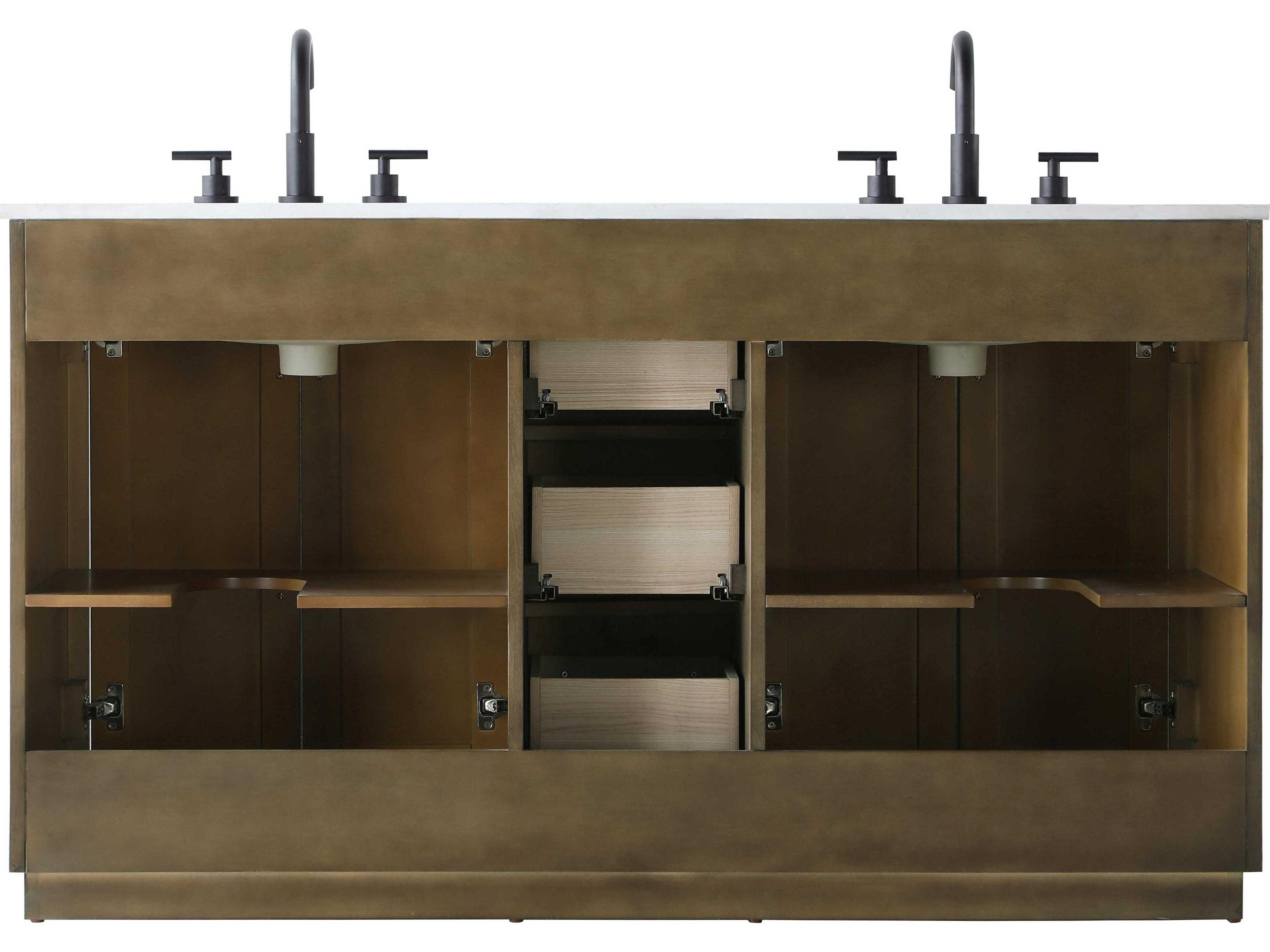 Elegant Lighting Chase Hazel Oak Vanity