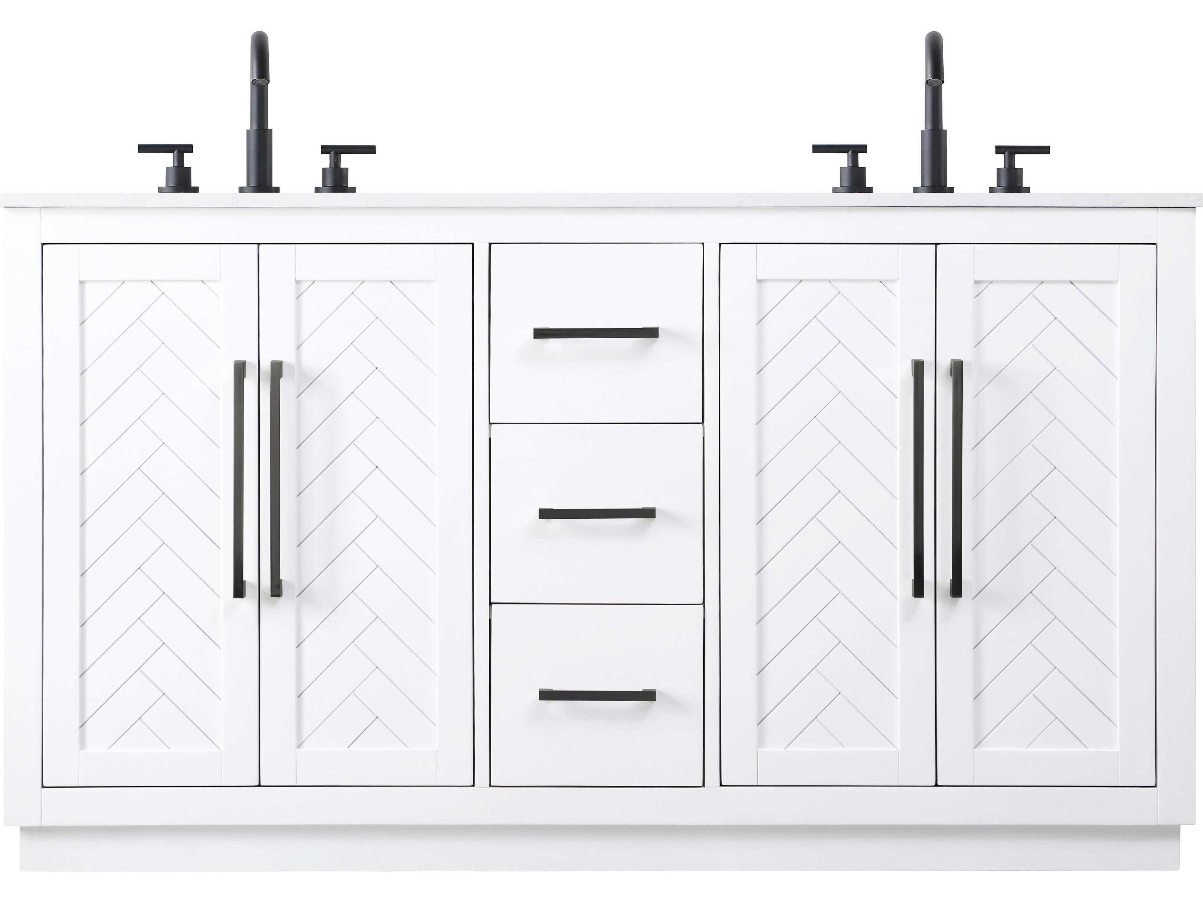 Elegant Lighting Chase White Vanity