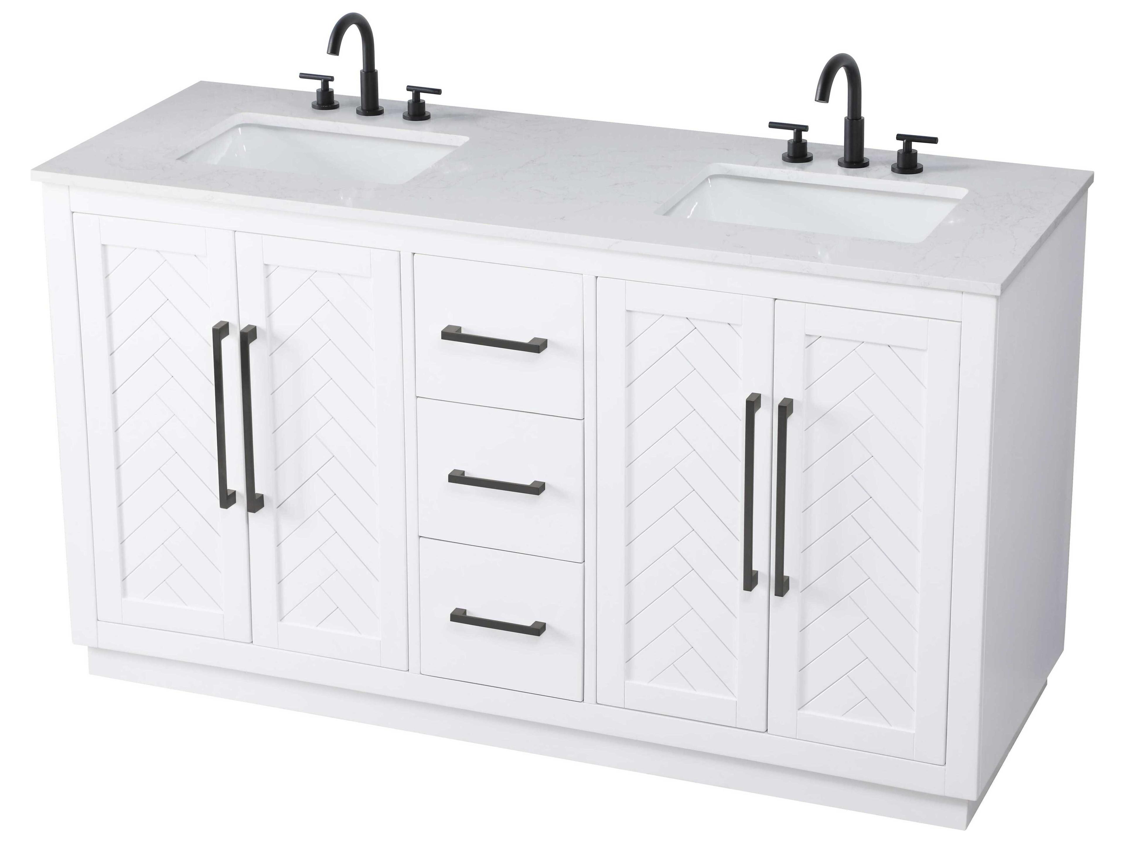 Elegant Lighting Chase White Vanity