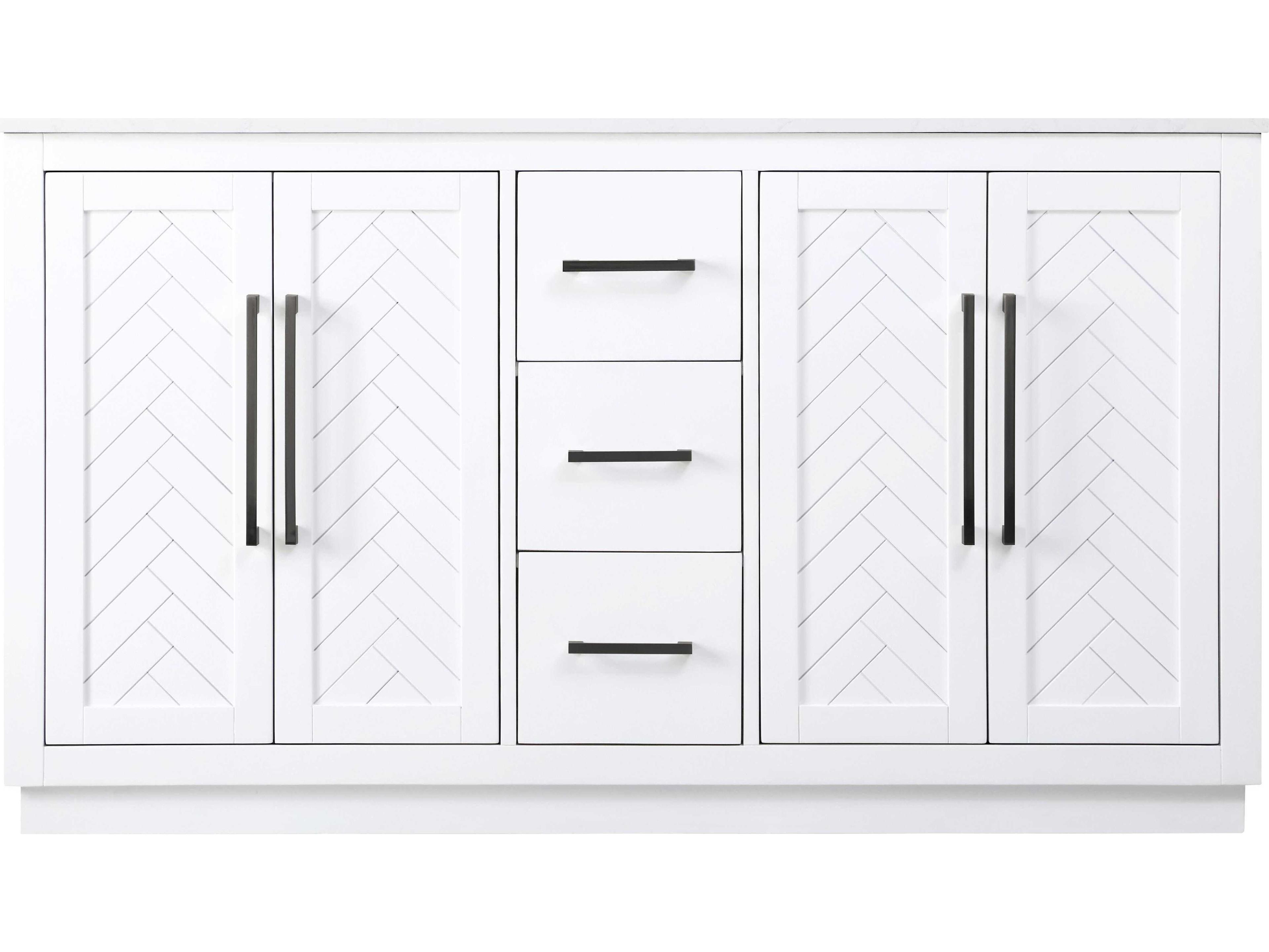 Elegant Lighting Chase White Vanity