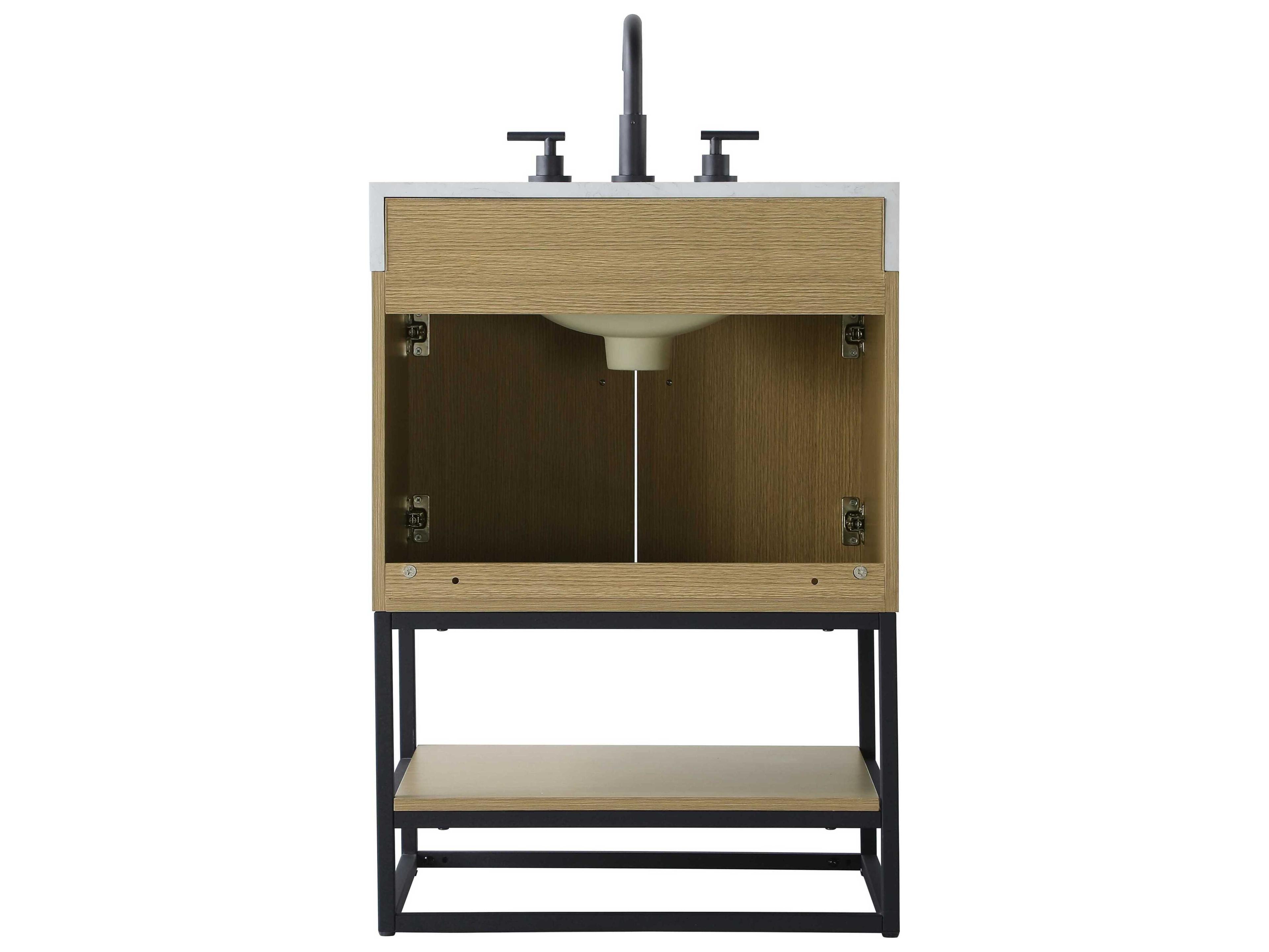 Elegant Lighting Caroline Honey Brown Vanity