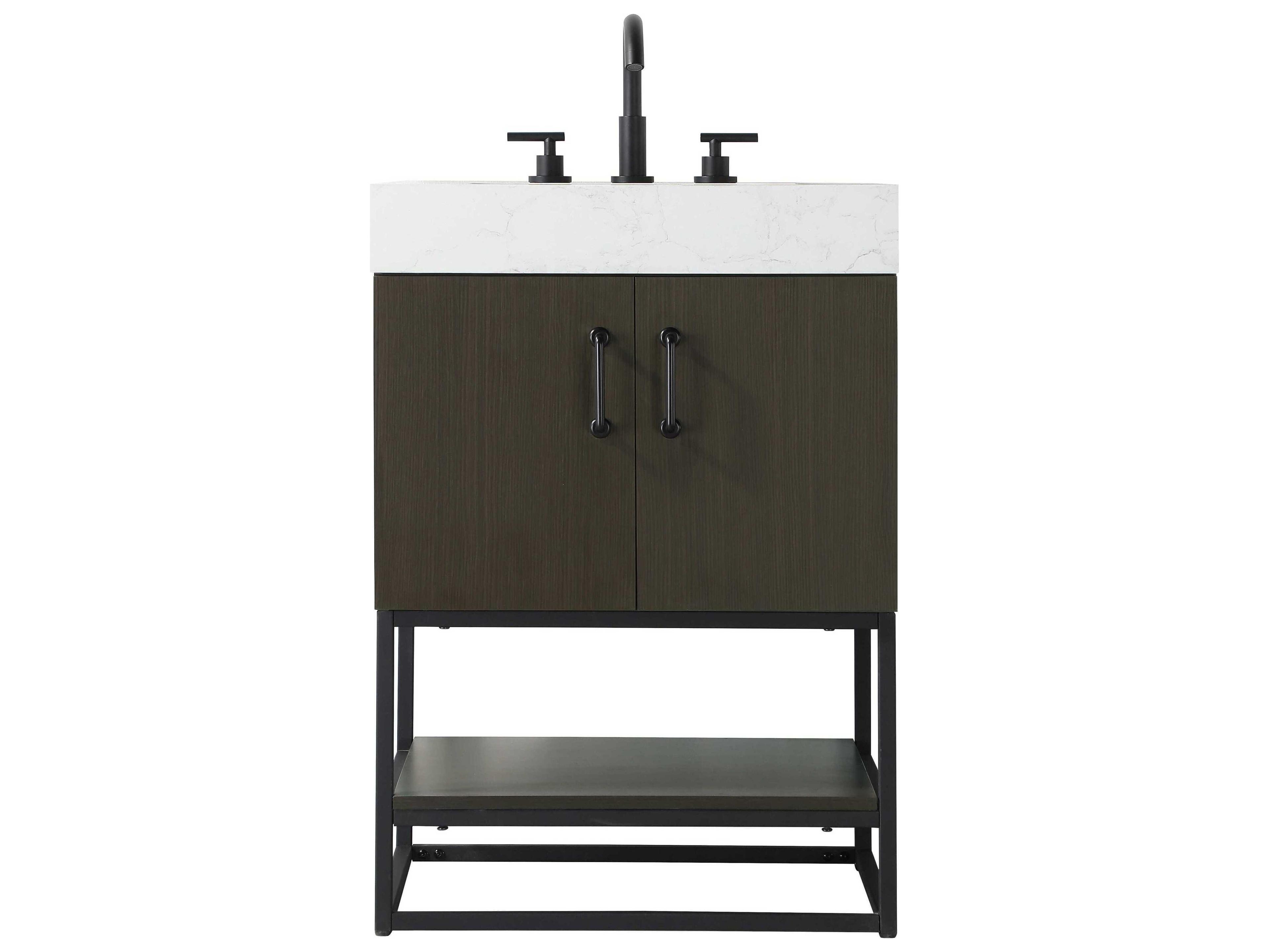 Elegant Lighting Caroline Mocha Brown Vanity