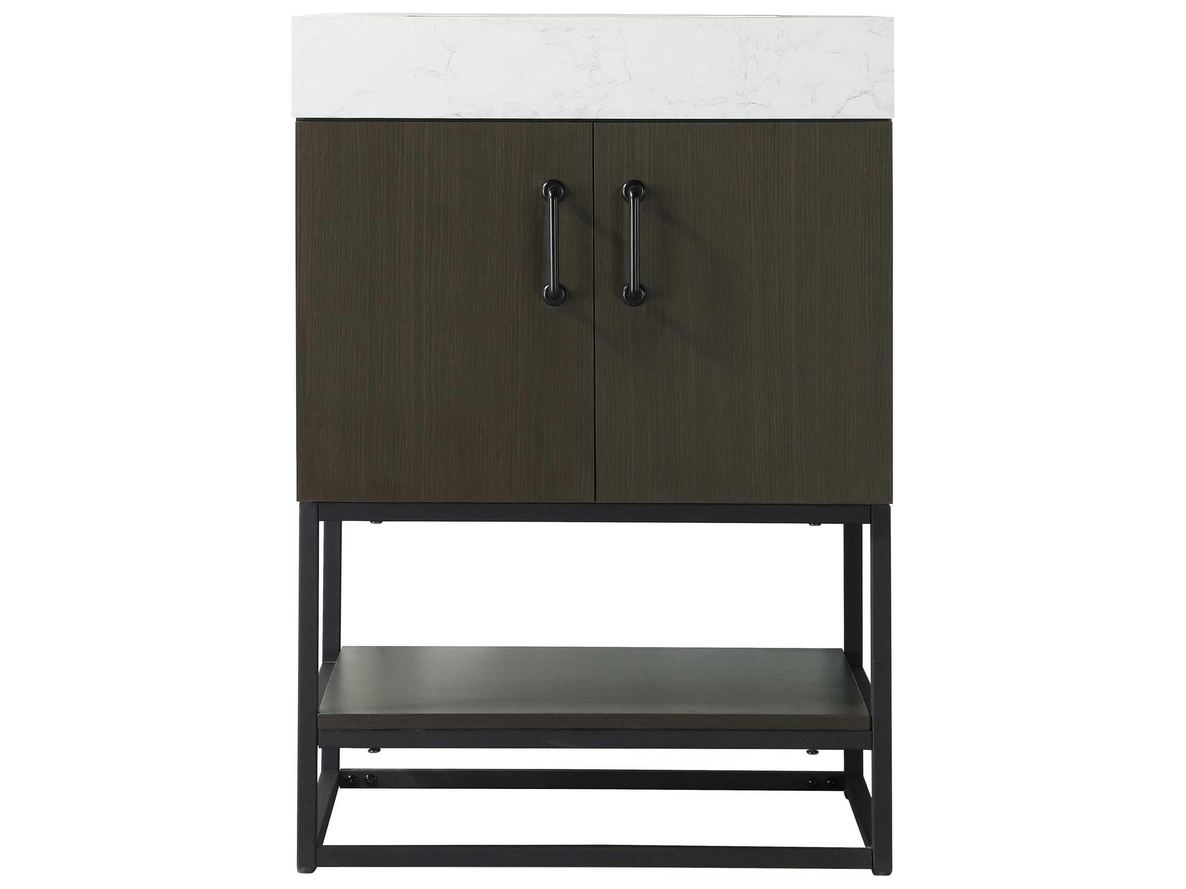 Elegant Lighting Caroline Mocha Brown Vanity