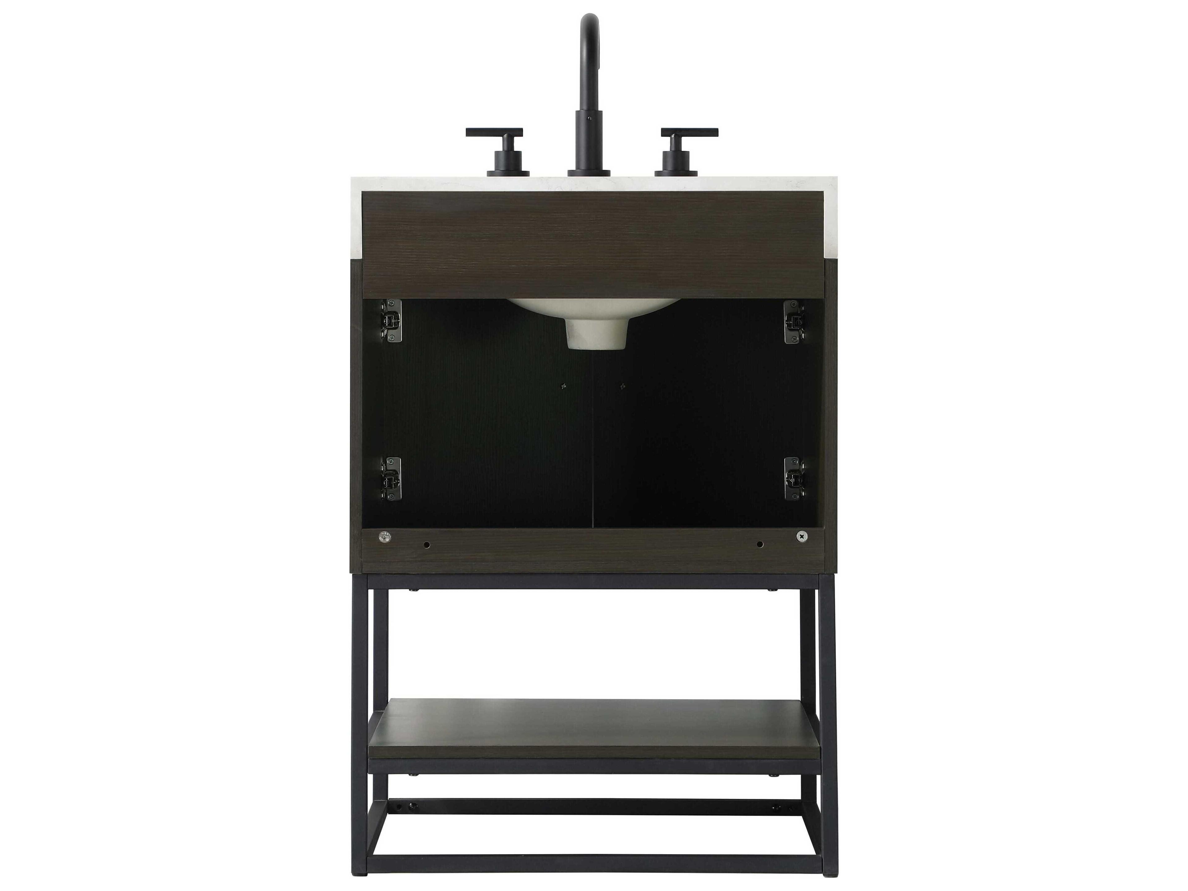 Elegant Lighting Caroline Mocha Brown Vanity