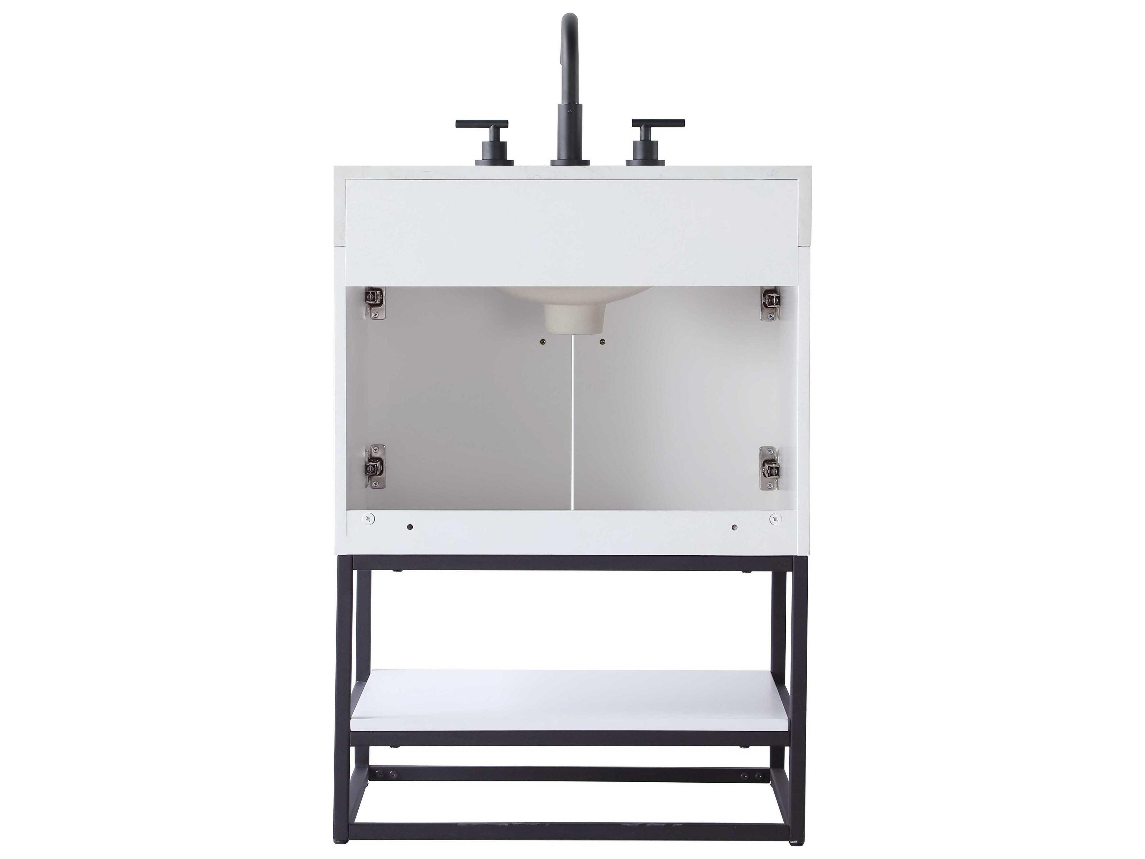 Elegant Lighting Caroline White Vanity
