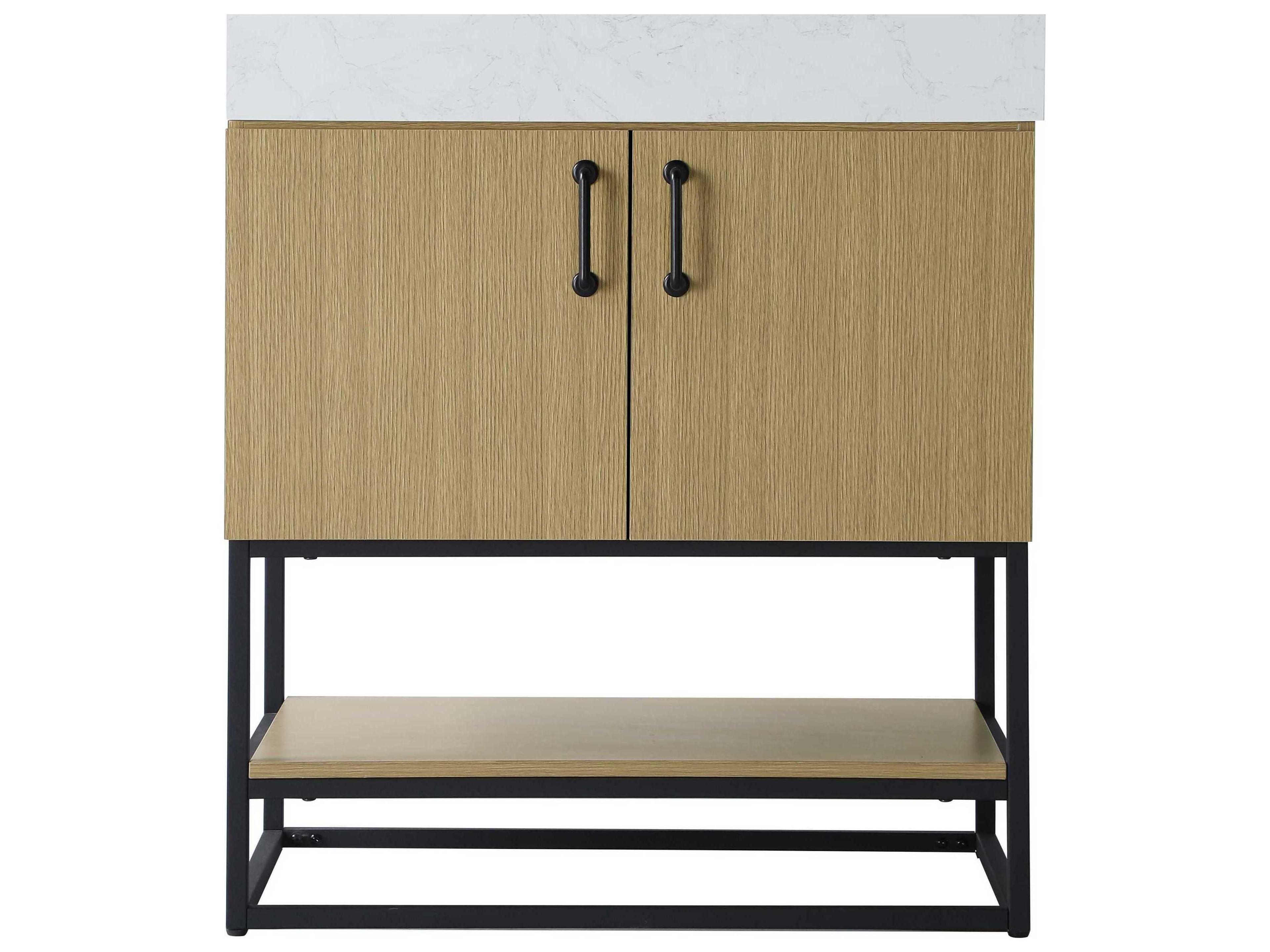 Elegant Lighting Caroline Honey Brown Vanity