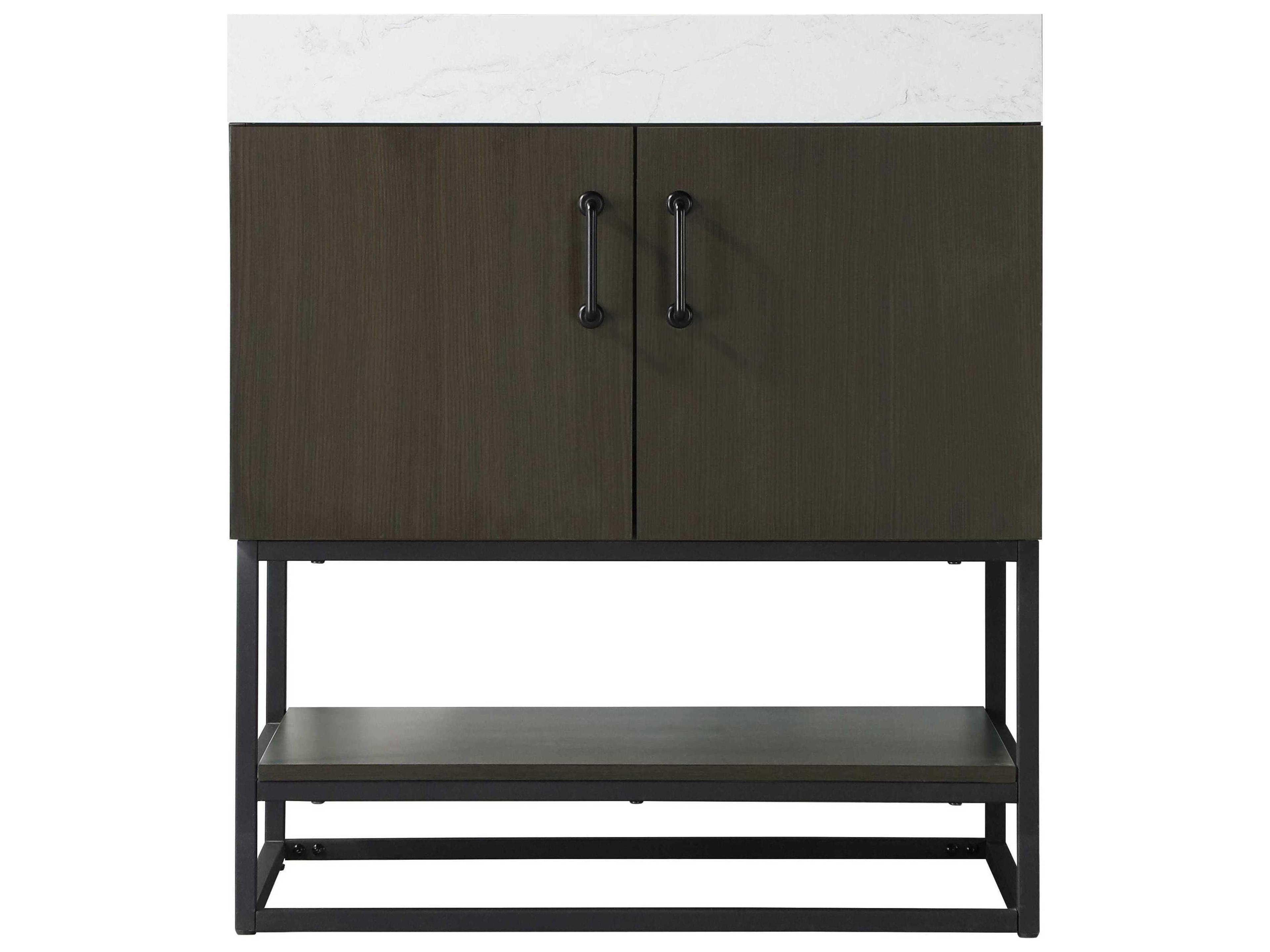 Elegant Lighting Caroline Mocha Brown Vanity