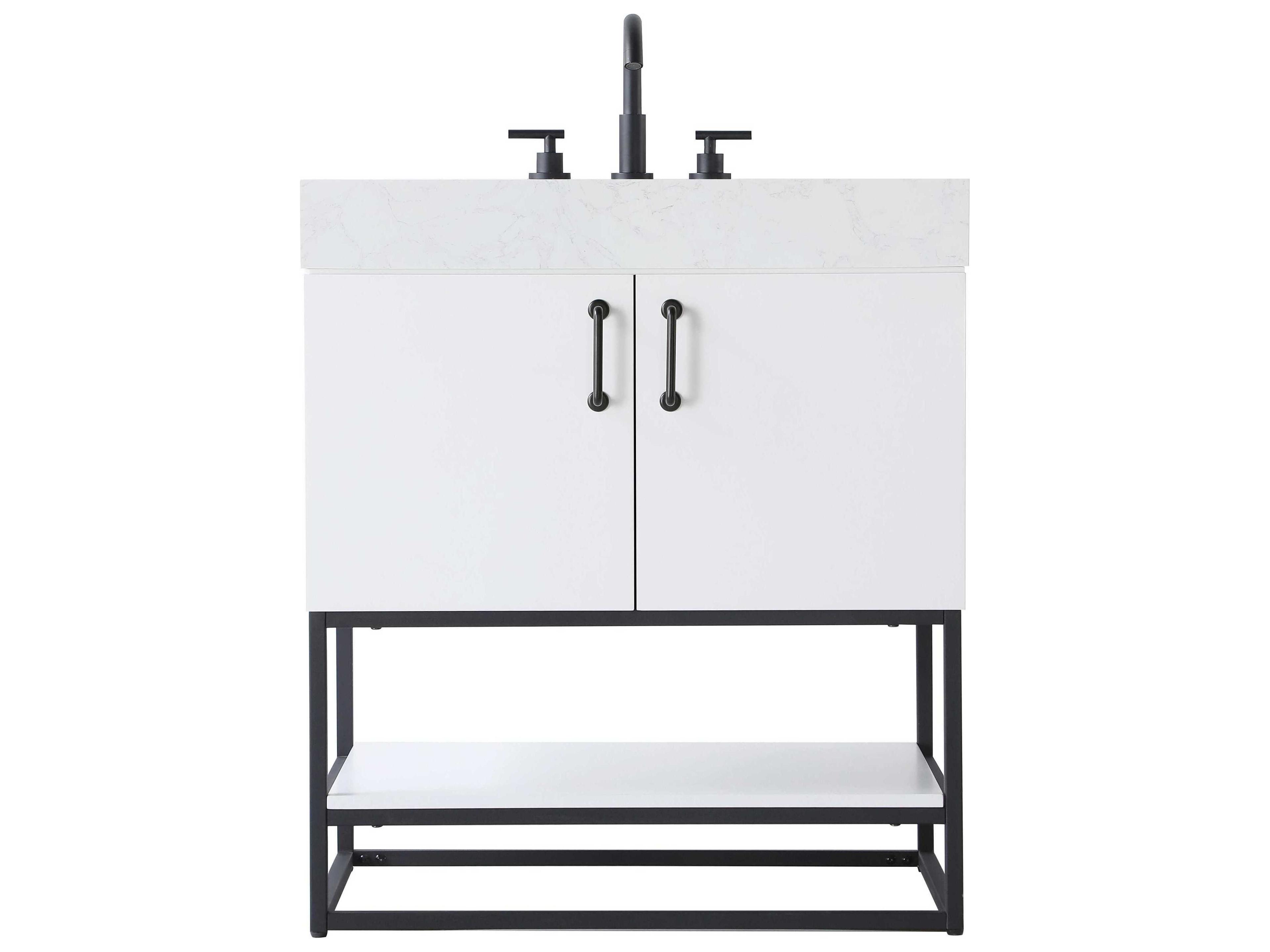 Elegant Lighting Caroline White Vanity