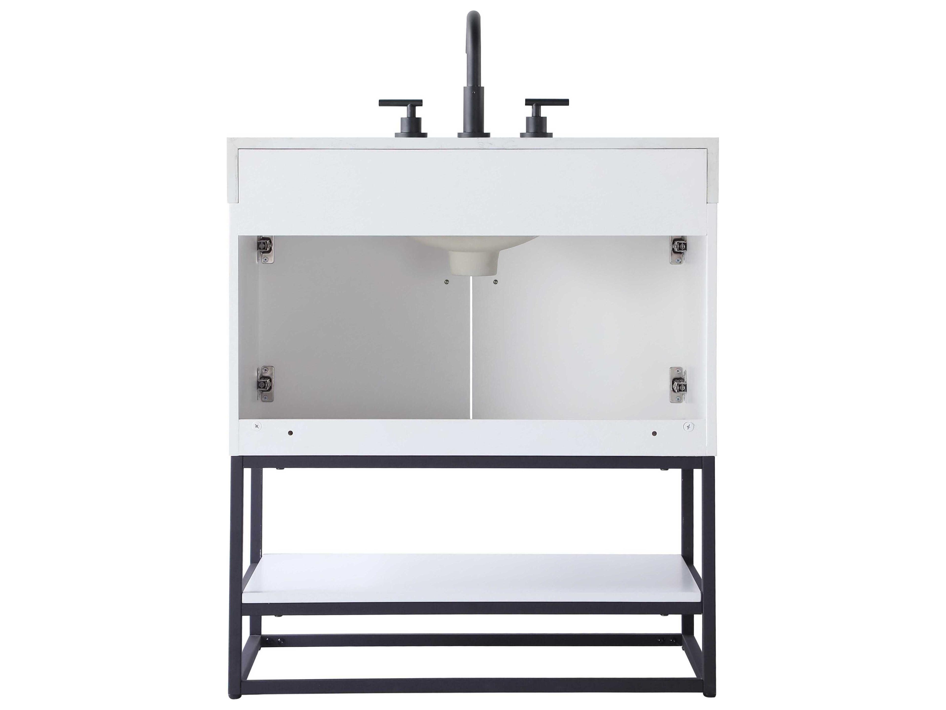 Elegant Lighting Caroline White Vanity