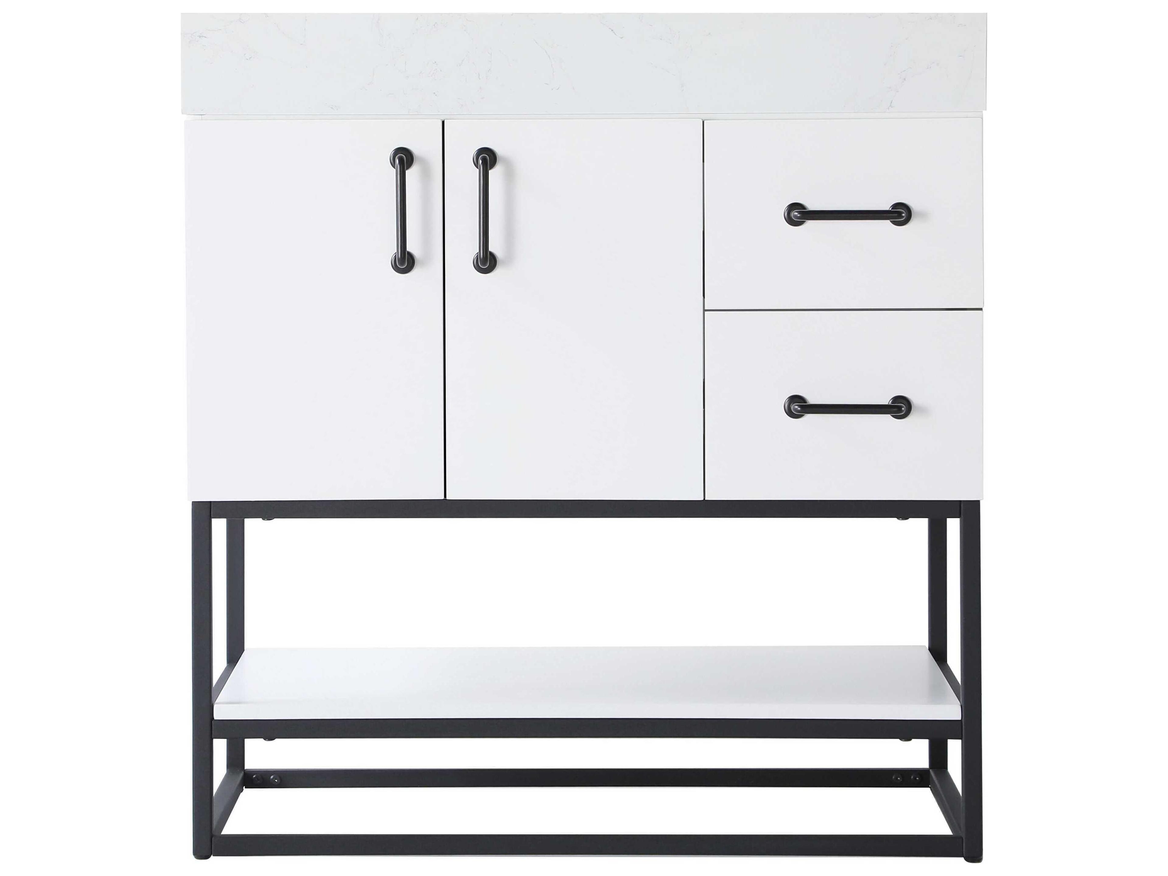 Elegant Lighting Caroline White Vanity