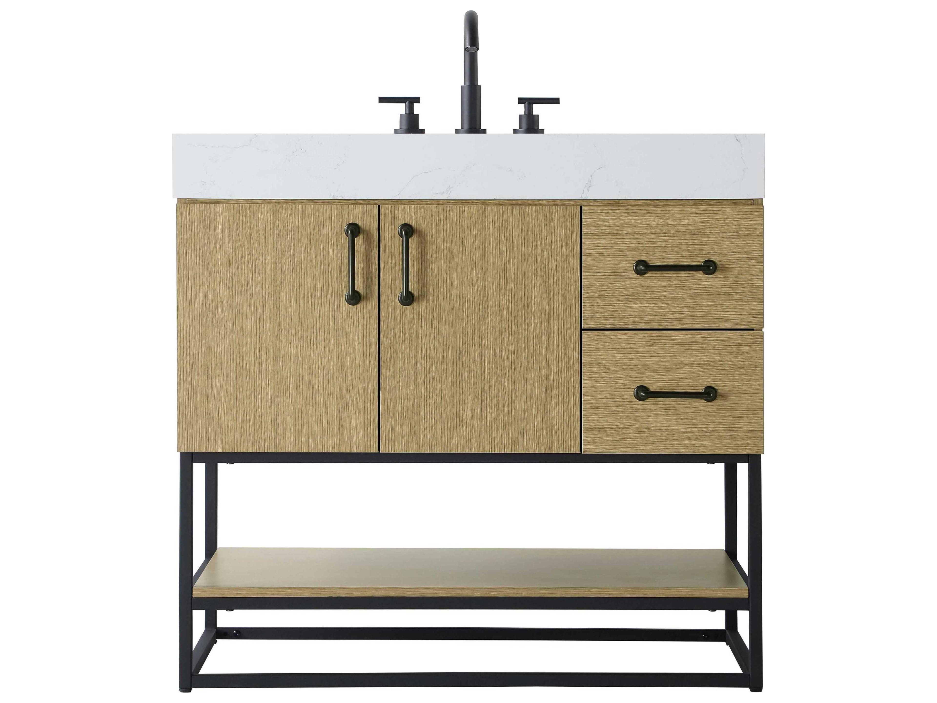 Caroline Honey Brown Vanity