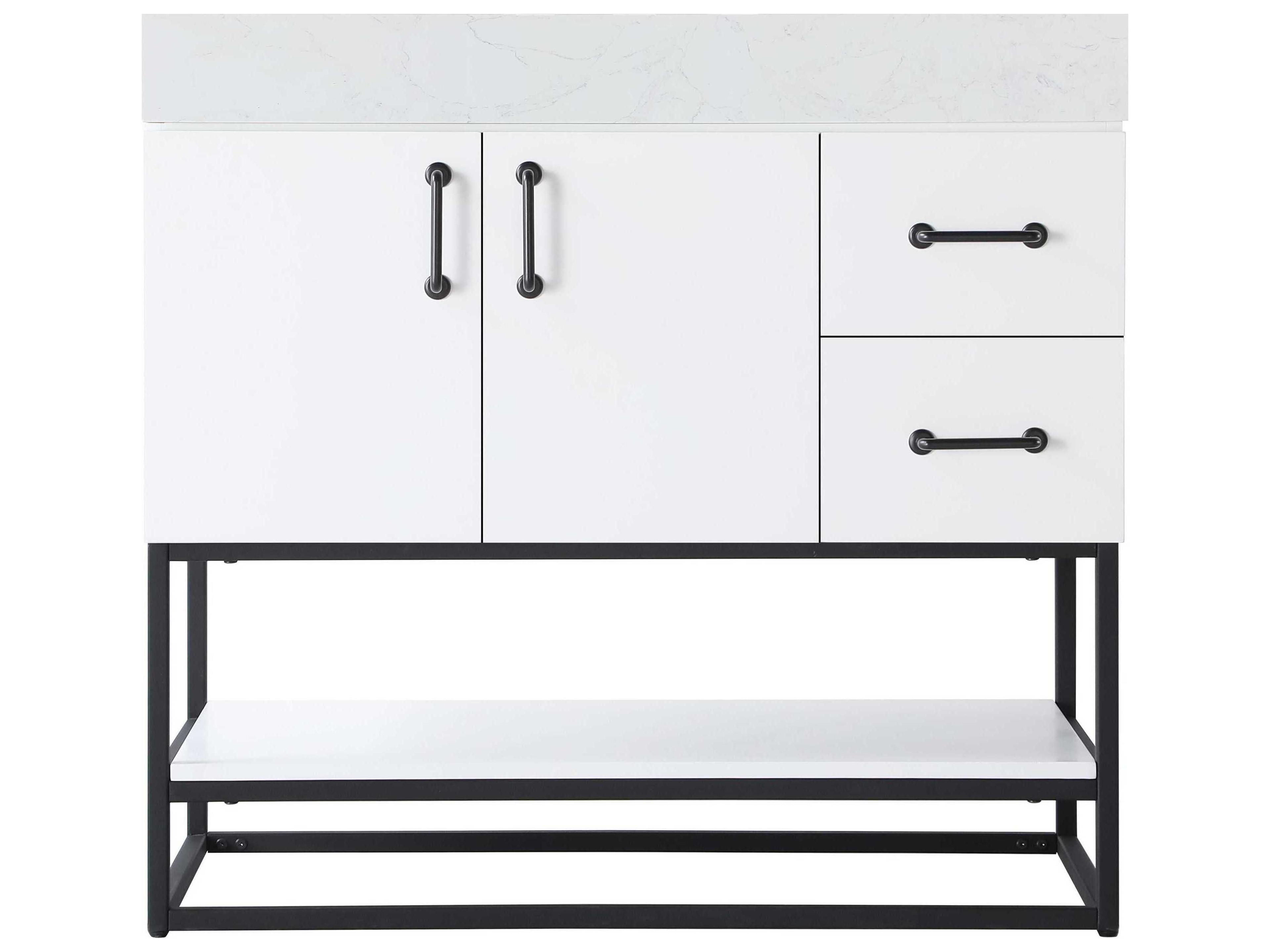 Elegant Lighting Caroline White Vanity