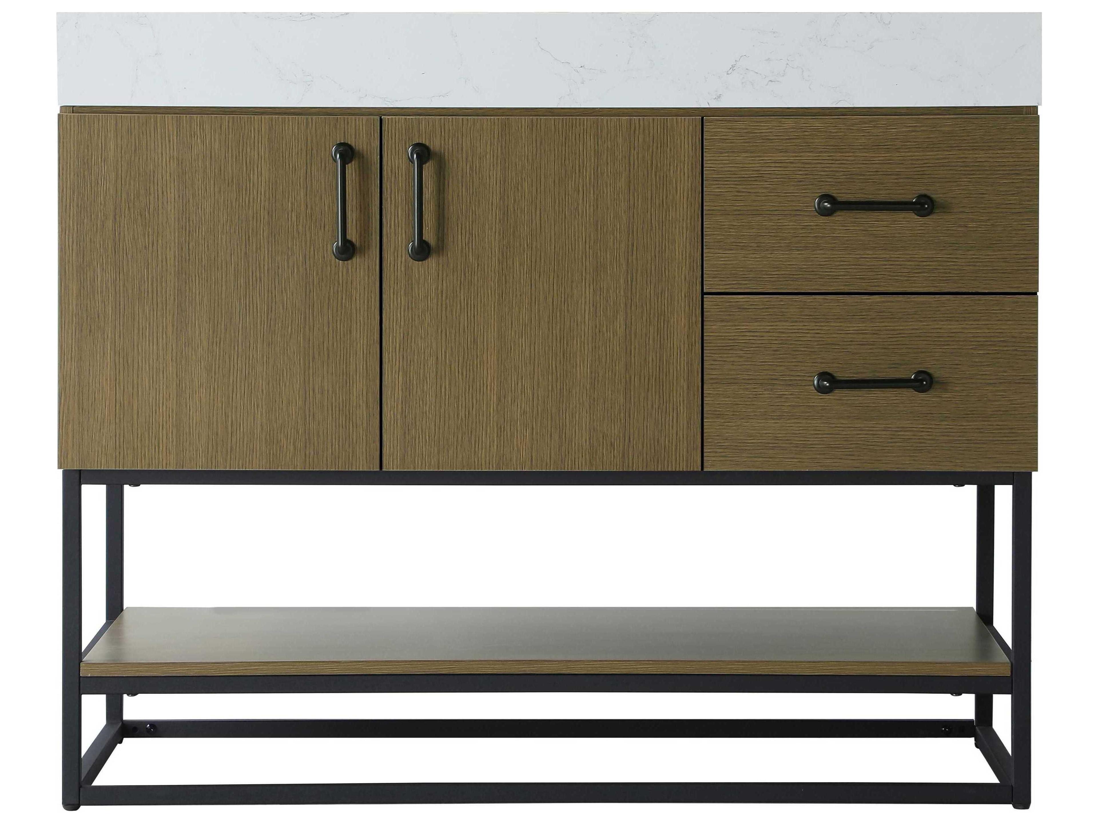 Elegant Lighting Caroline Chestnut Brown Vanity