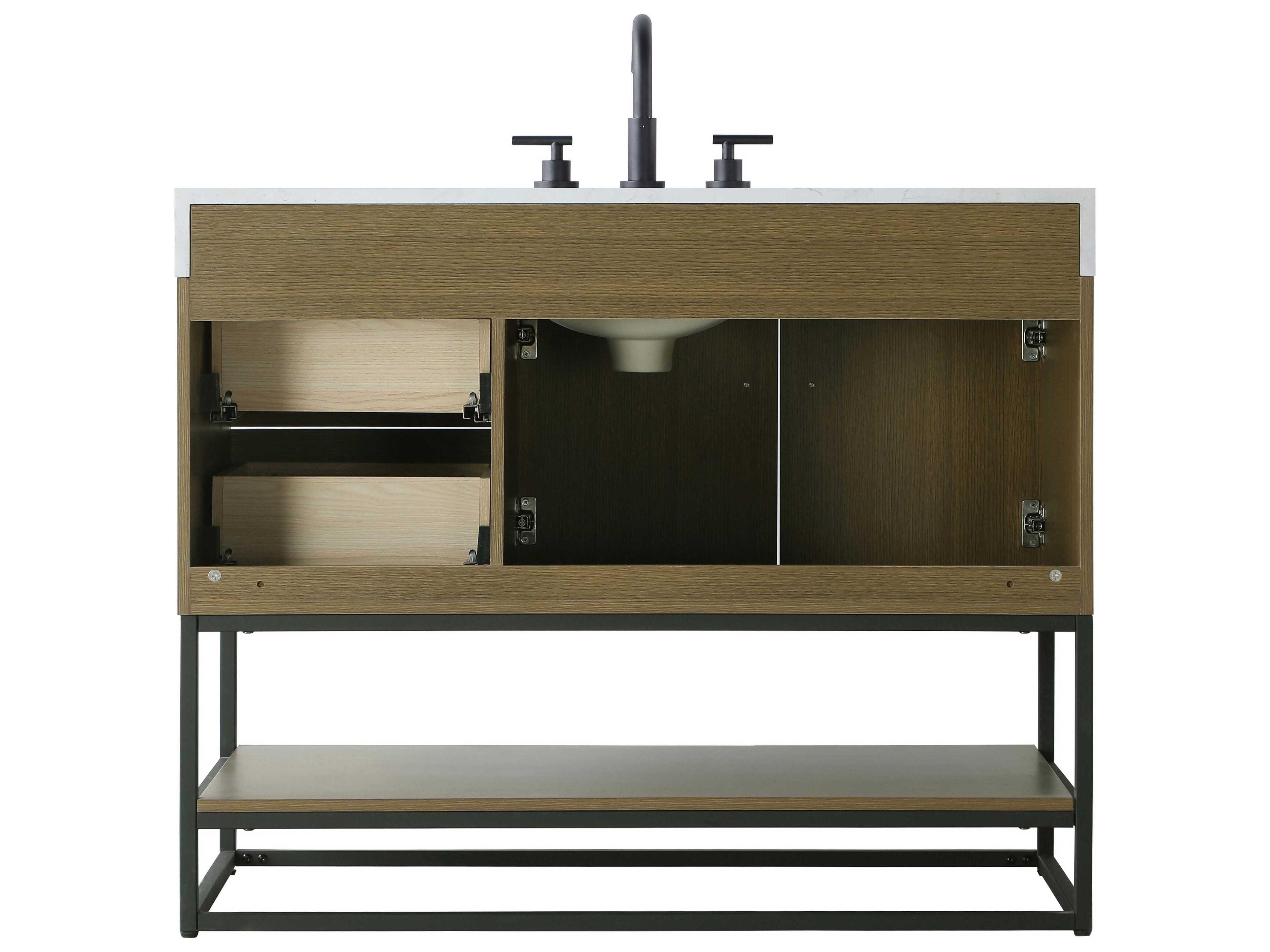 Elegant Lighting Caroline Chestnut Brown Vanity