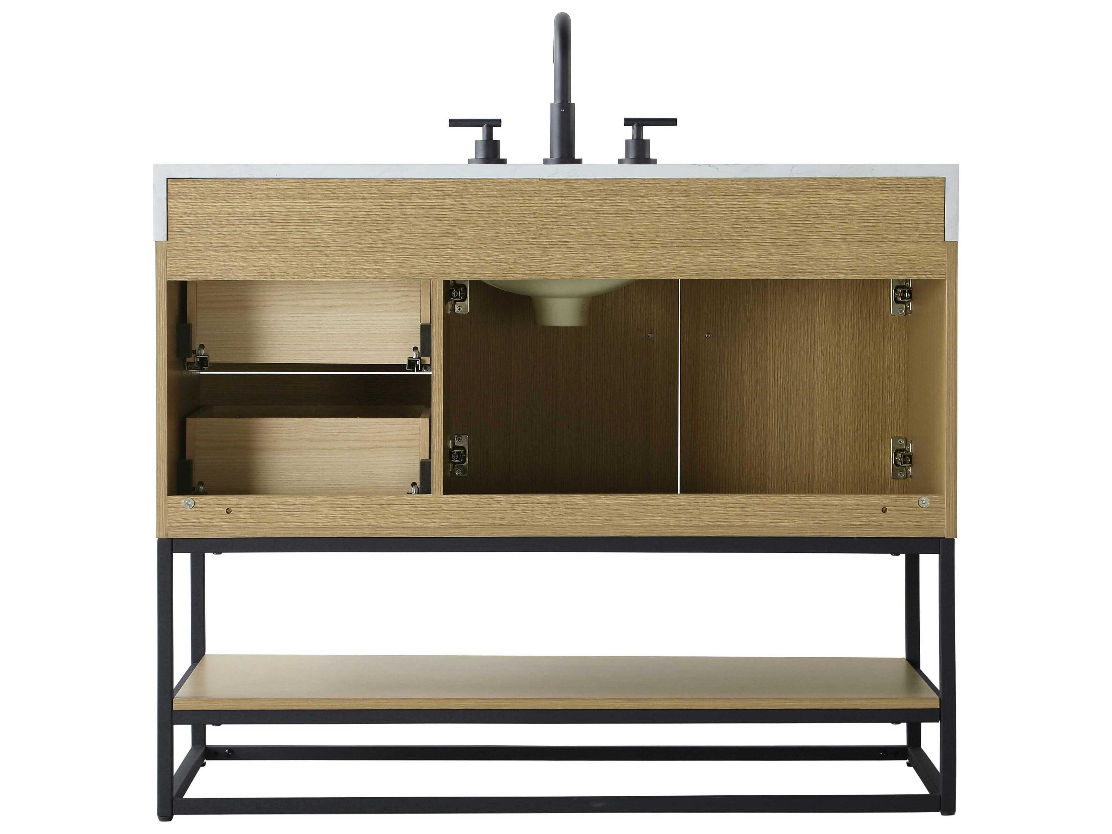 Elegant Lighting Caroline Honey Brown Vanity