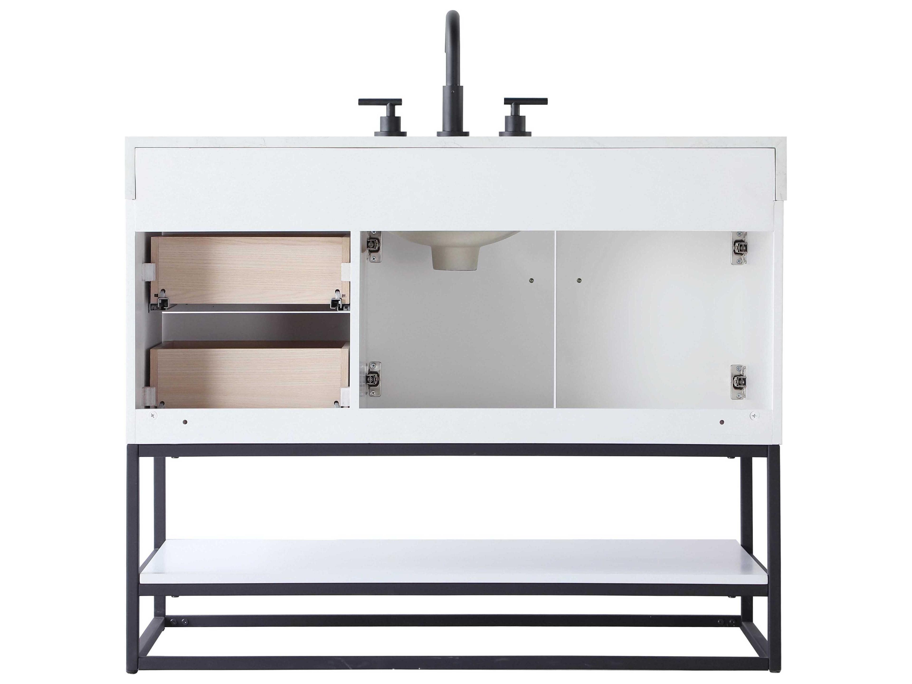 Elegant Lighting Caroline White Vanity