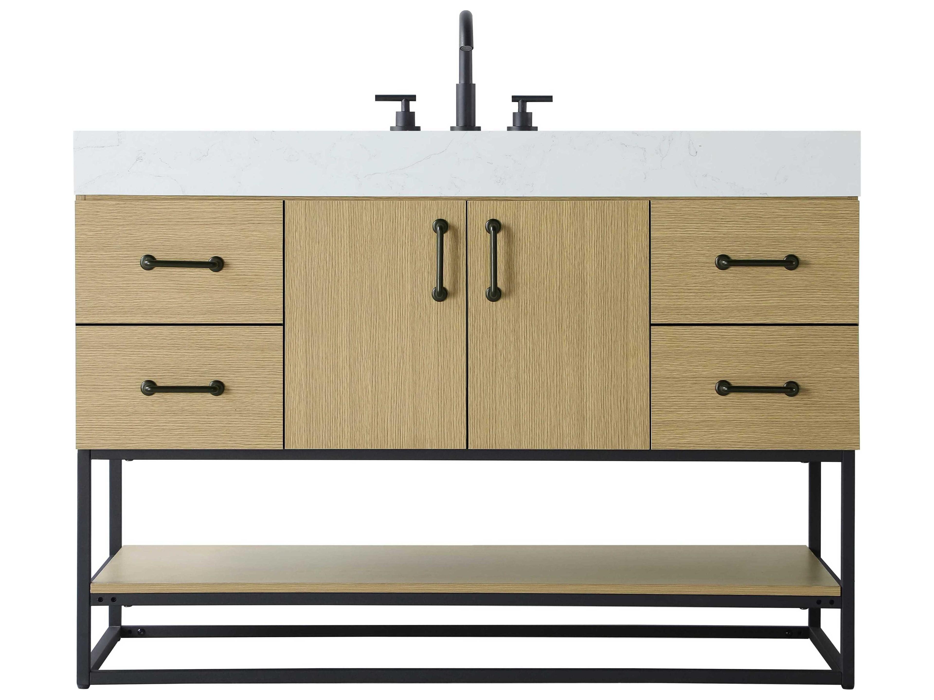 Caroline Honey Brown Vanity
