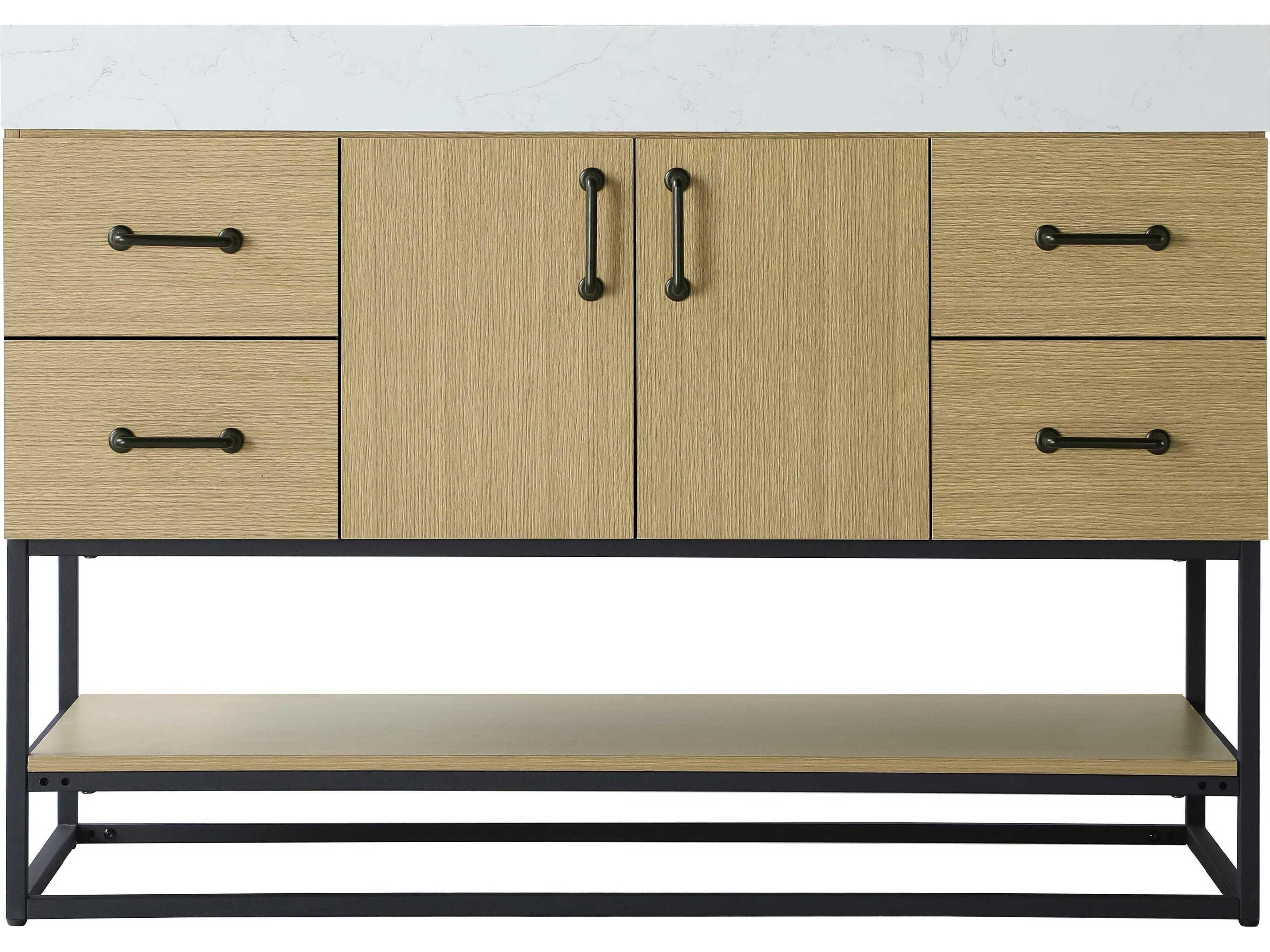 Elegant Lighting Caroline Honey Brown Vanity