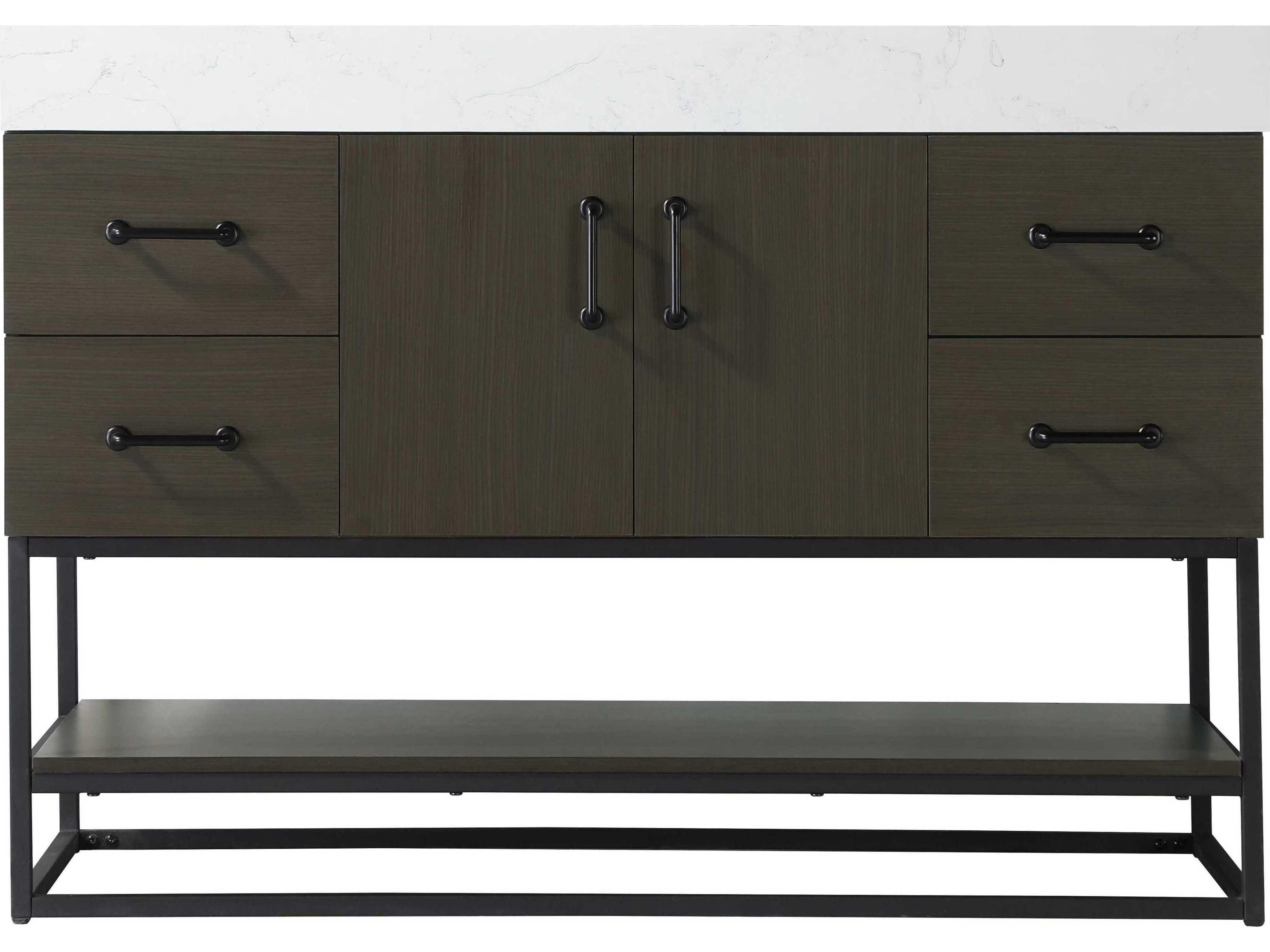 Elegant Lighting Caroline Mocha Brown Vanity