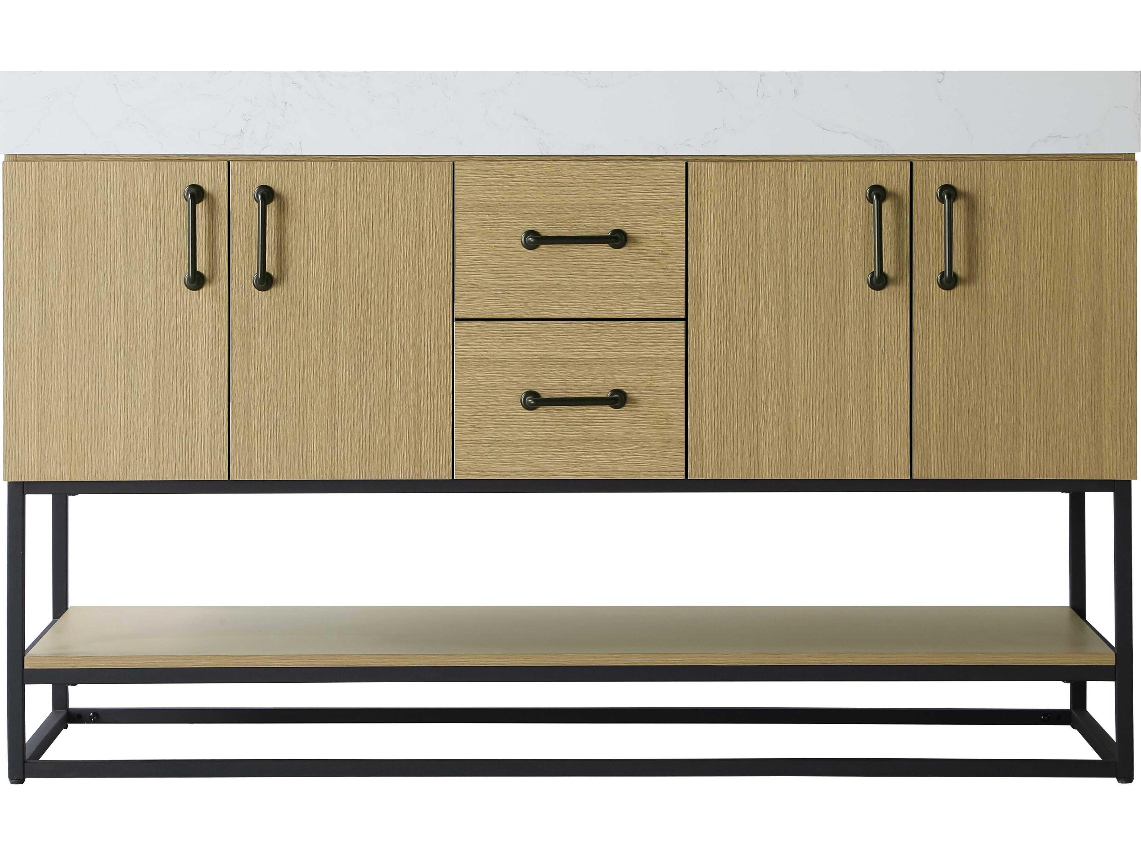 Elegant Lighting Caroline Honey Brown Vanity